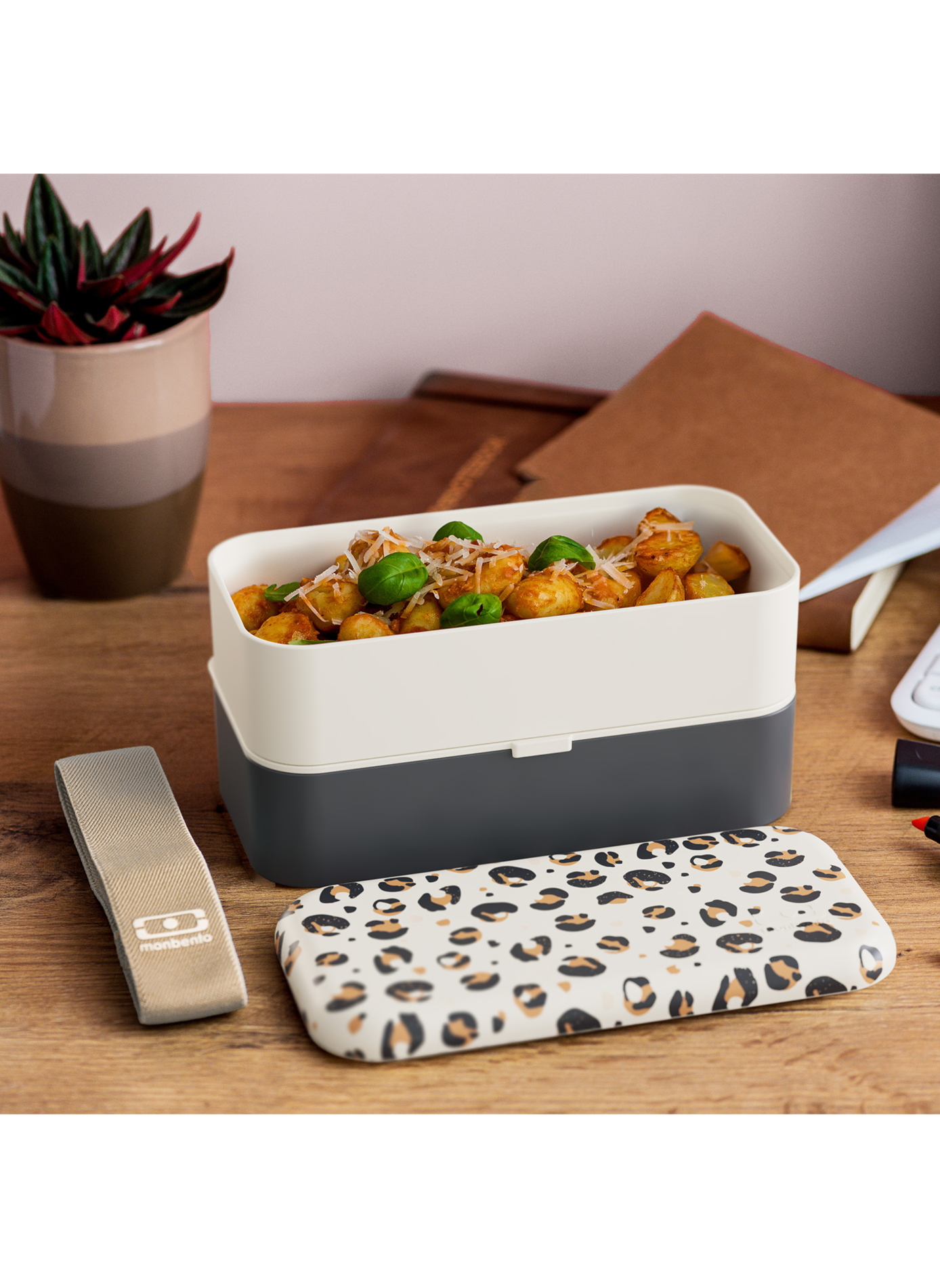 Boîte à repas Original Léopard 1L MONBENTO Multicolore