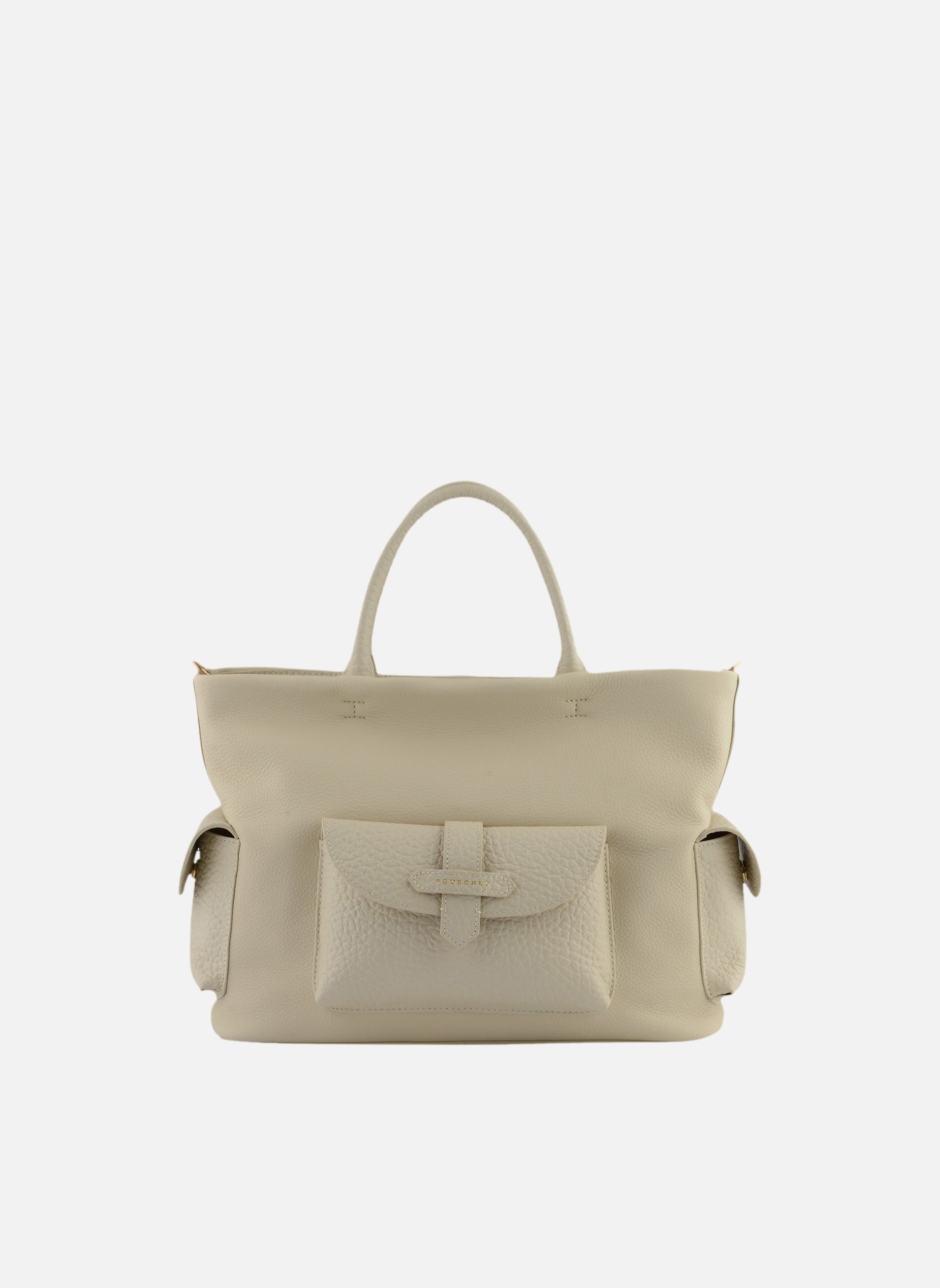 Reporter | sac à main POURCHET Beige