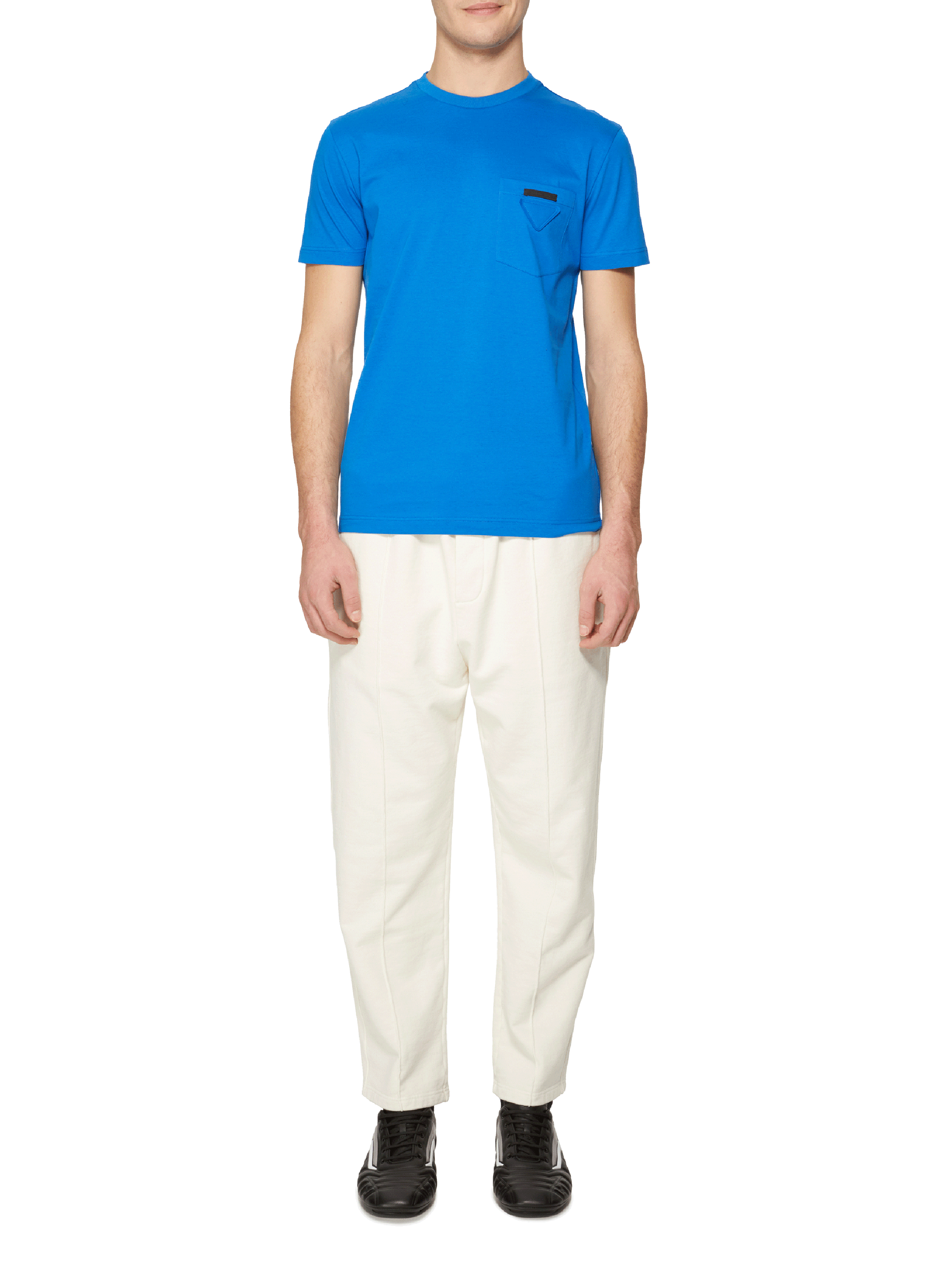 Pantalon de jogging en coton PRADA Beige