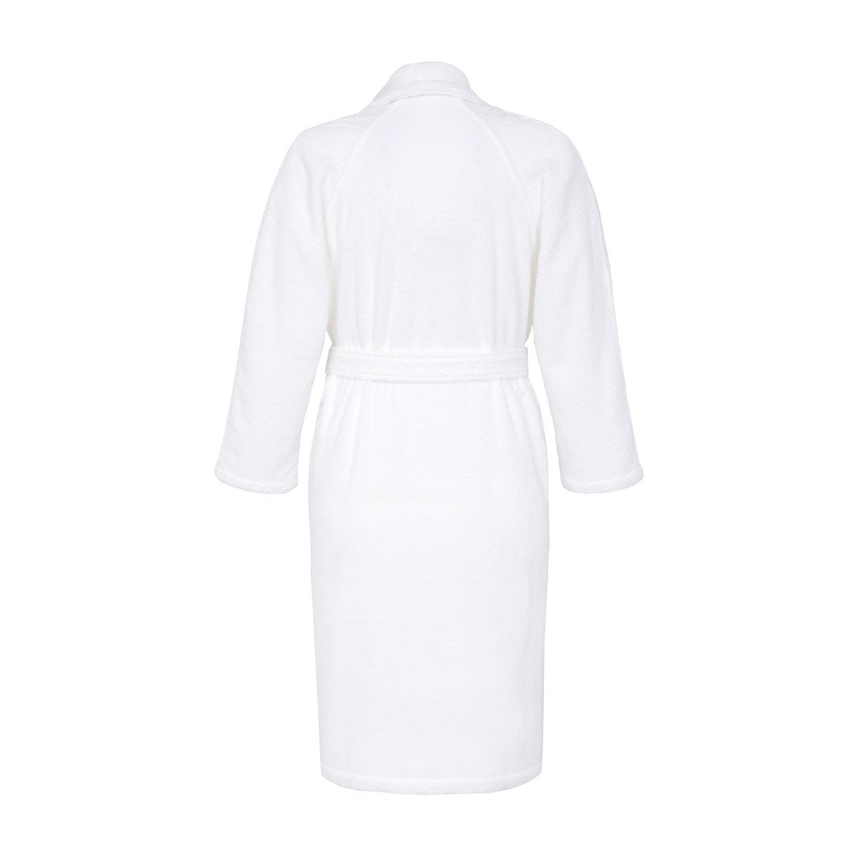Peignoir de bain long en coton modal, etoile | Blanc YVES DELORME Maison