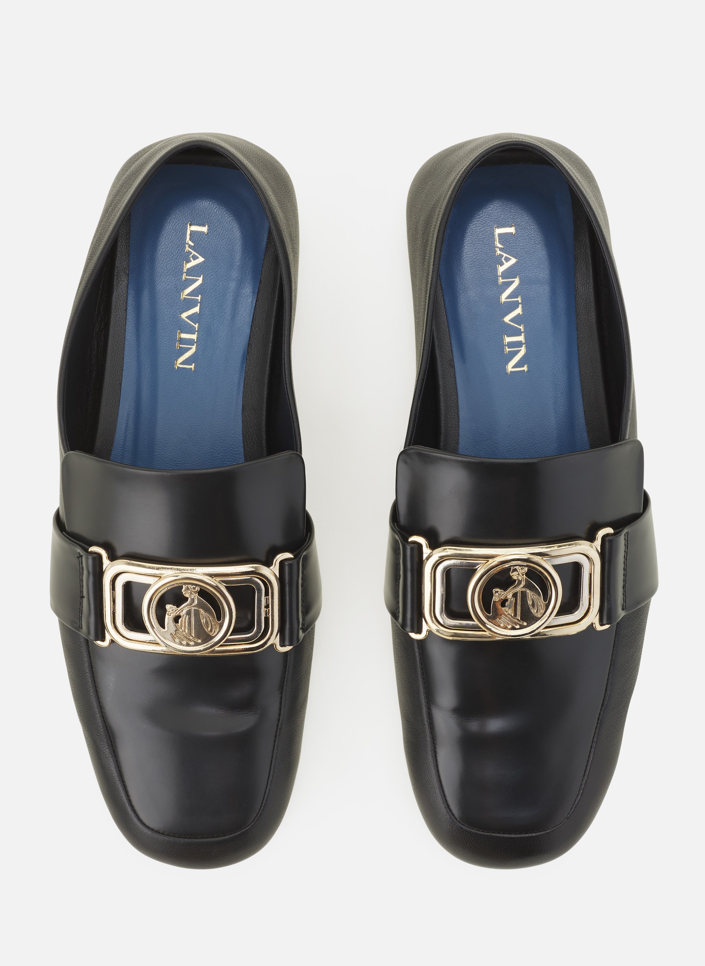 Babouche la mere et l'enfant LANVIN Noir