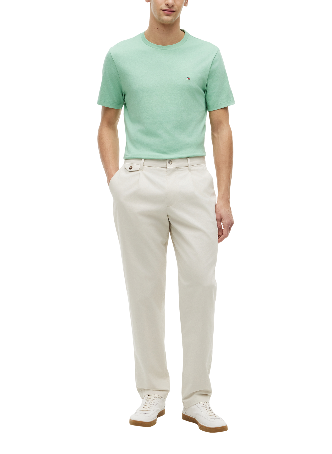 Classic Cotton T-Shirt TOMMY HILFIGER Green