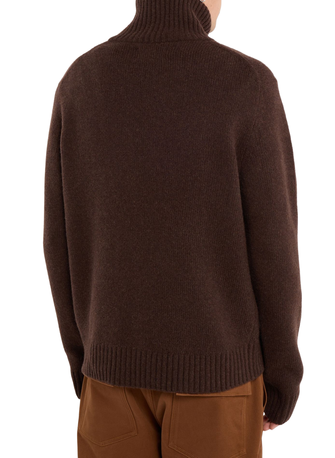 Wollpullover mit Stehkragen aus Merinowolle | Braun SAISON 1865 Herren