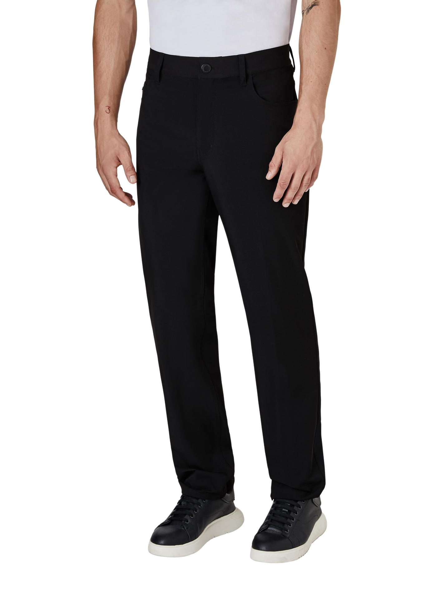 Plain trousers EMPORIO ARMANI Black