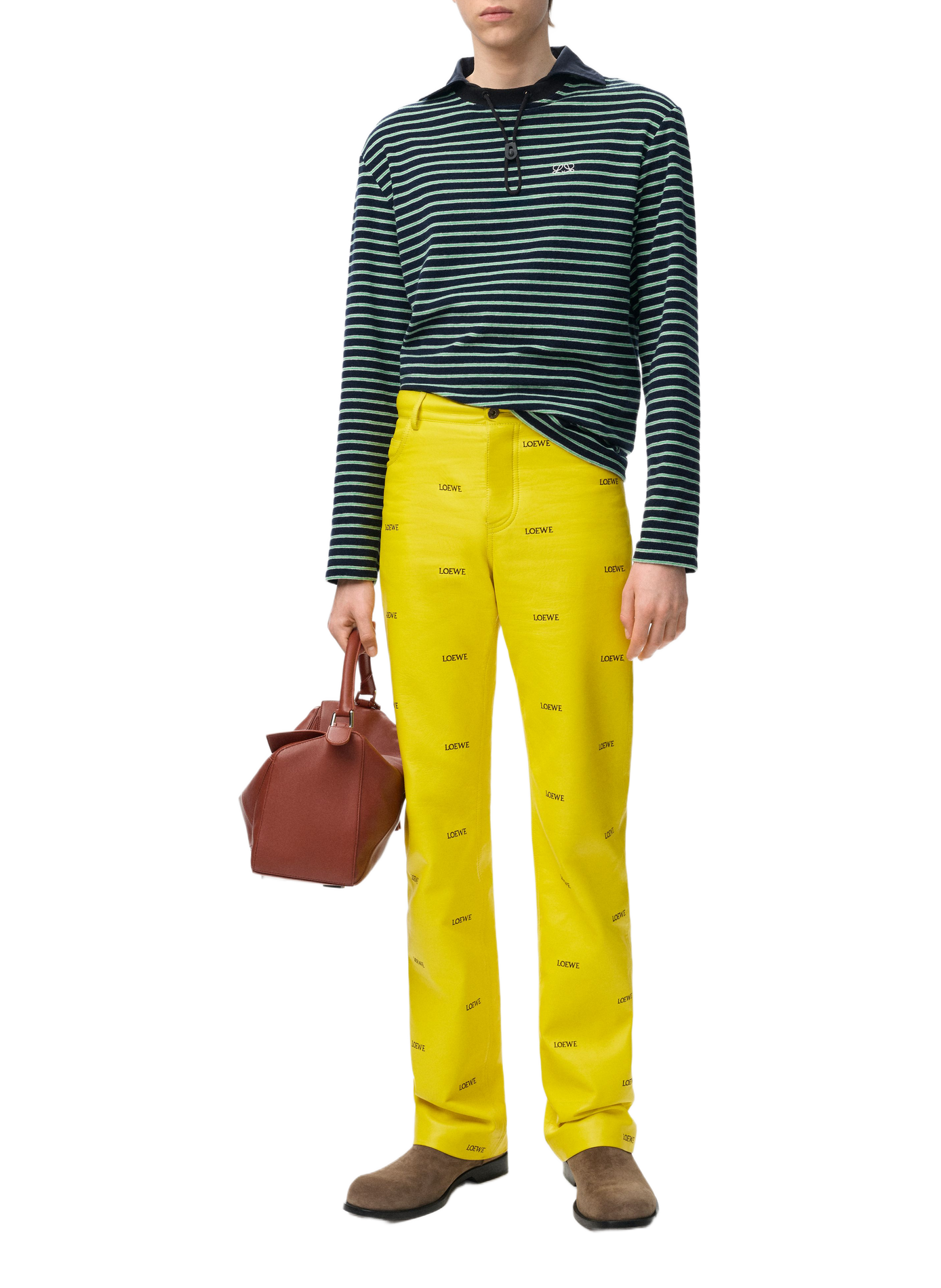 Long-sleeve cotton t-shirt LOEWE Blue