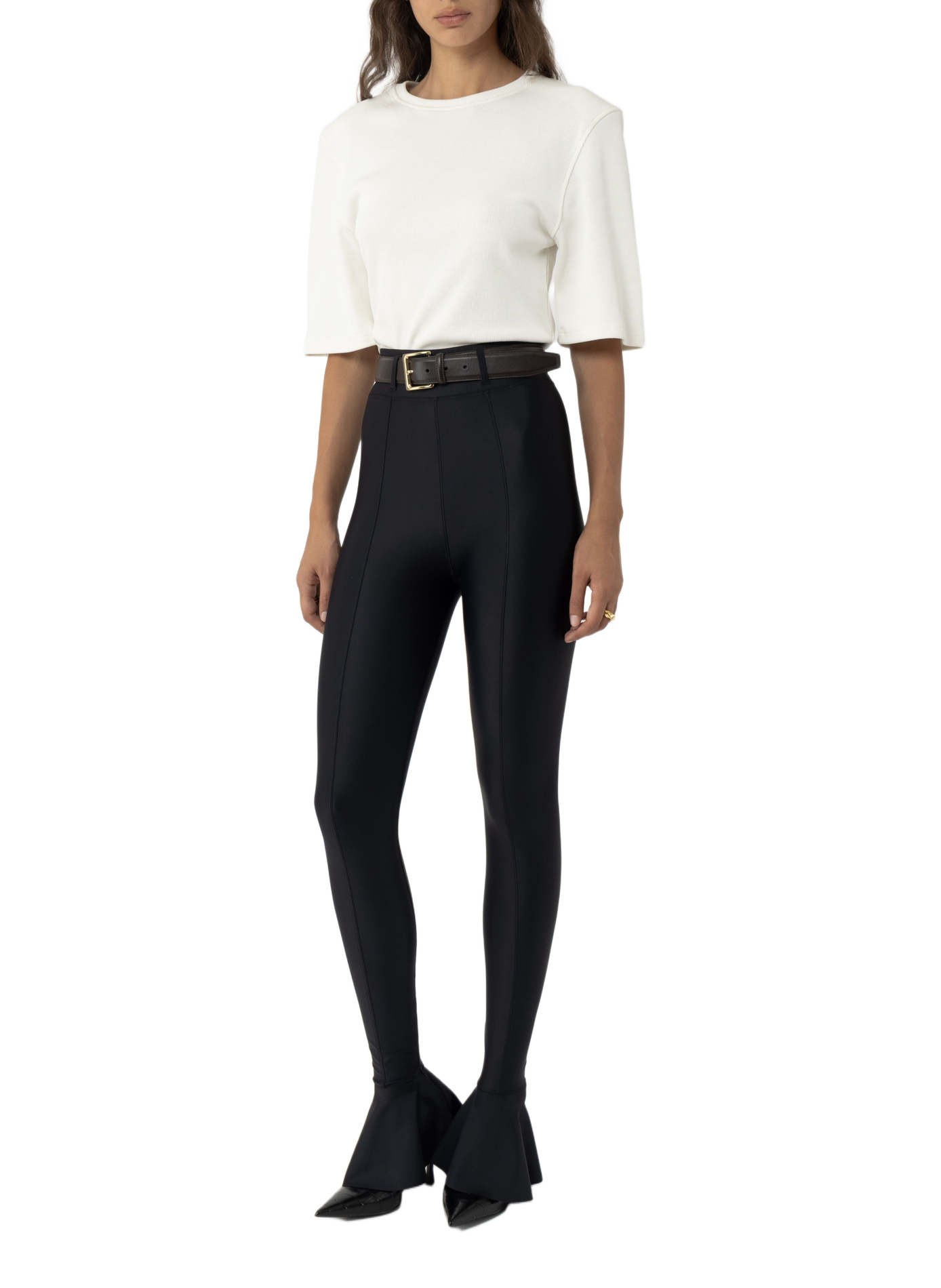 Tee-shirt col rond en coton ARAKII White