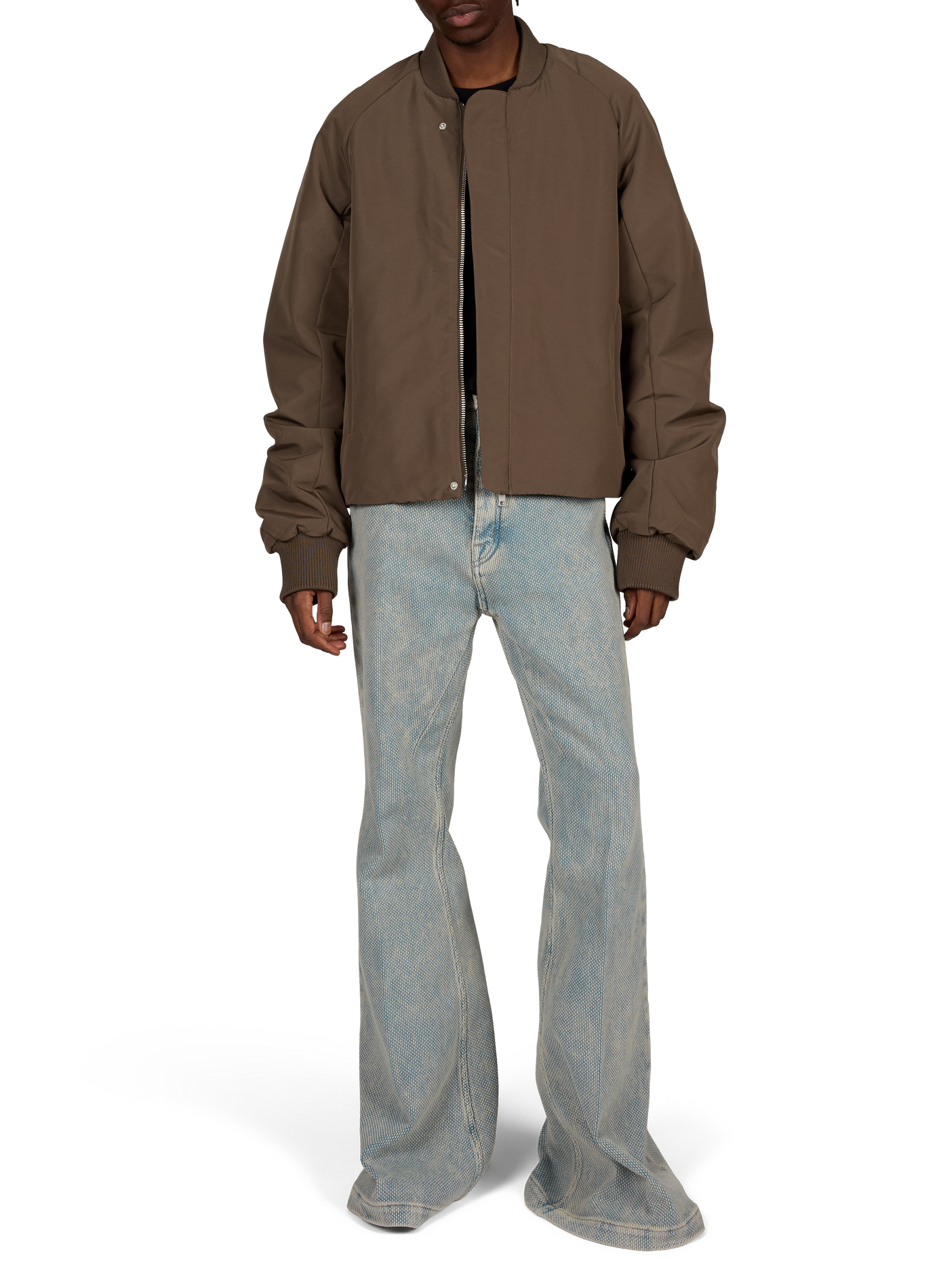 Blouson oversize col teddy WON HUNDRED Marron