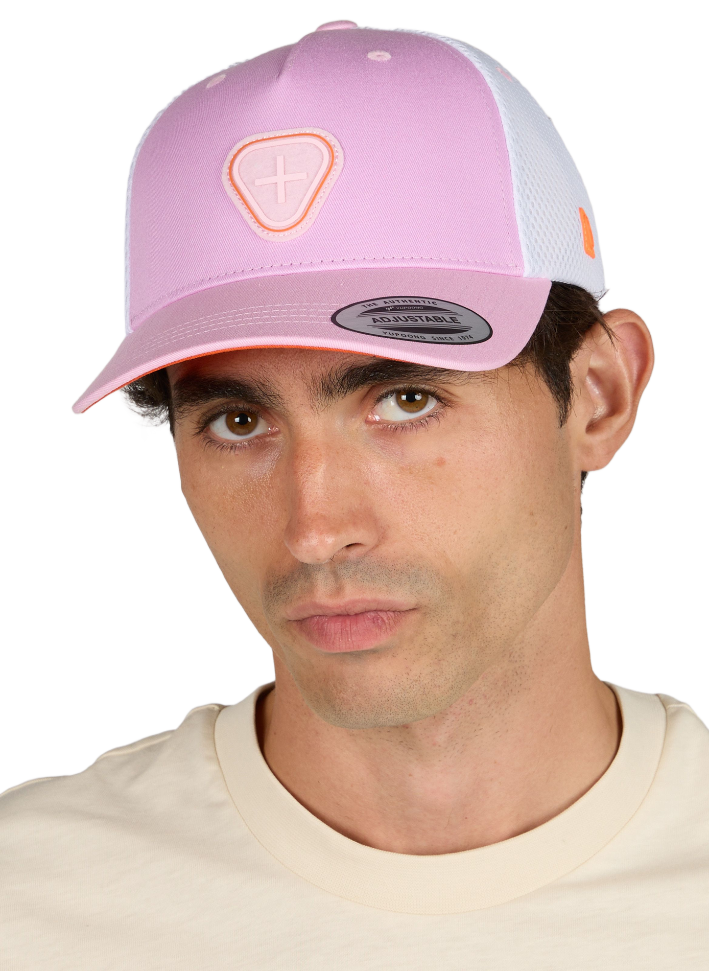 Adjustable solid color cap  Lilac light lilac