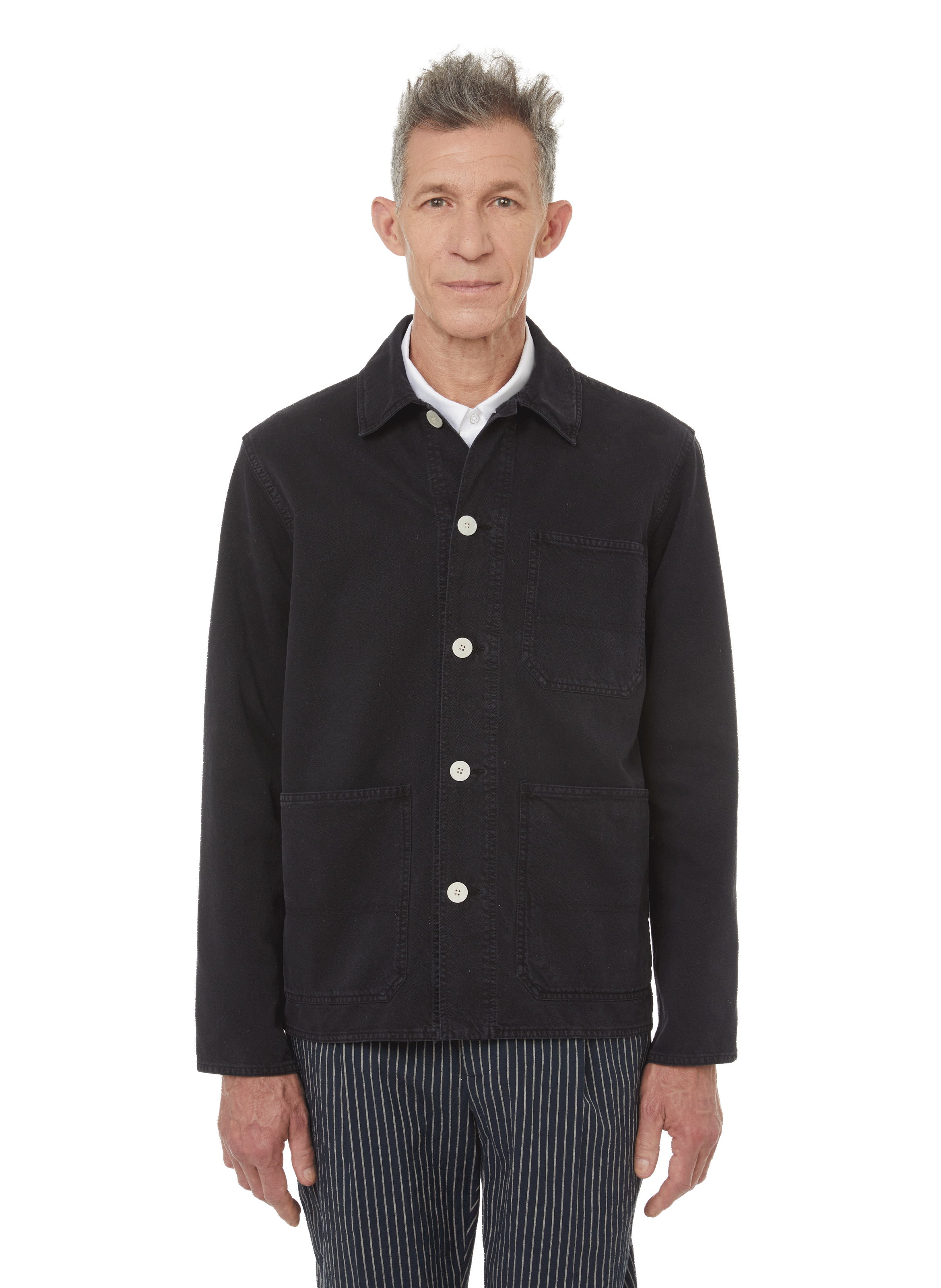 EDITIONS 102 Veste en coton Bleu