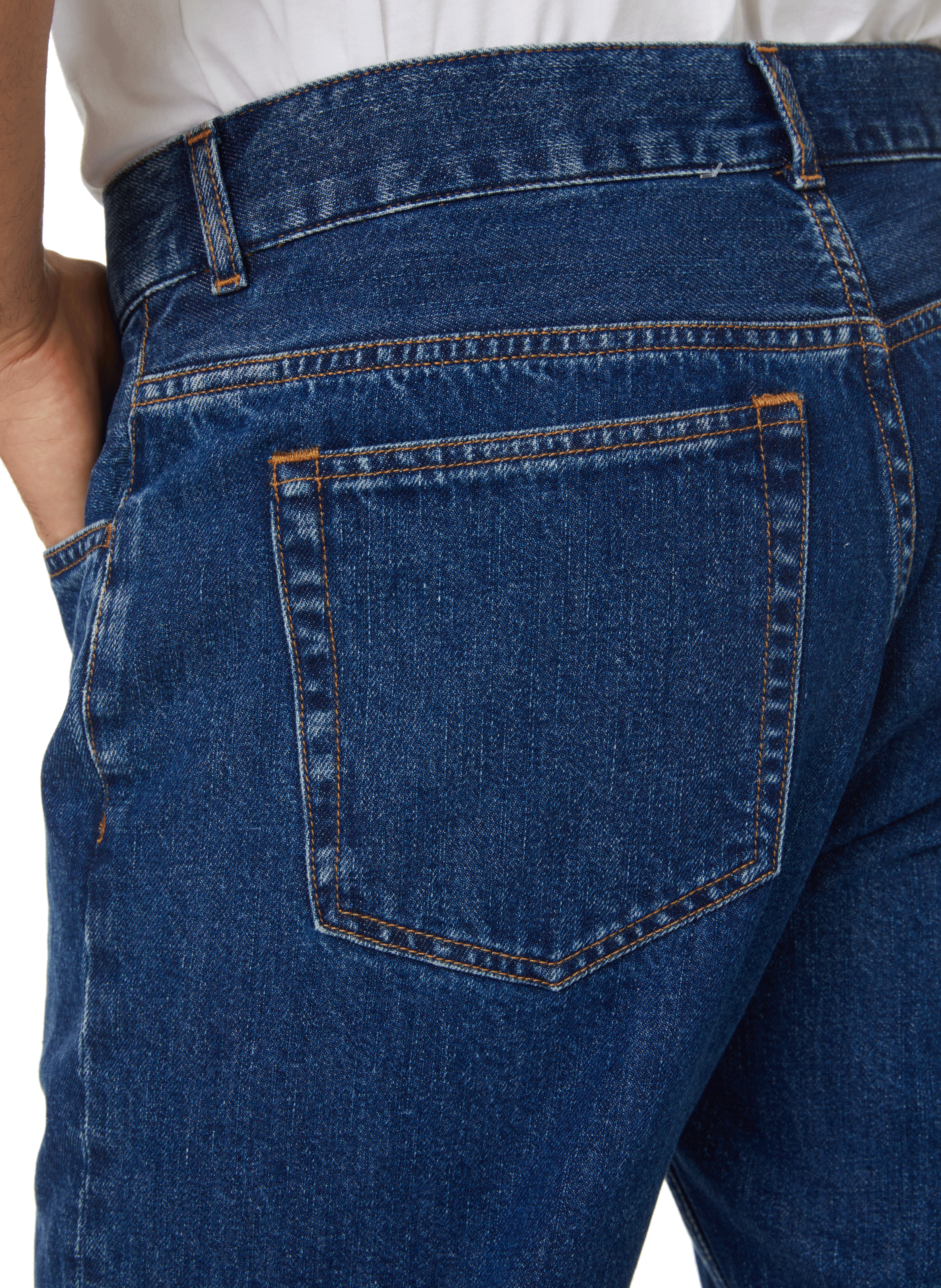 Jean slim Alpha en coton mélangé SAISON 1865 Bleu