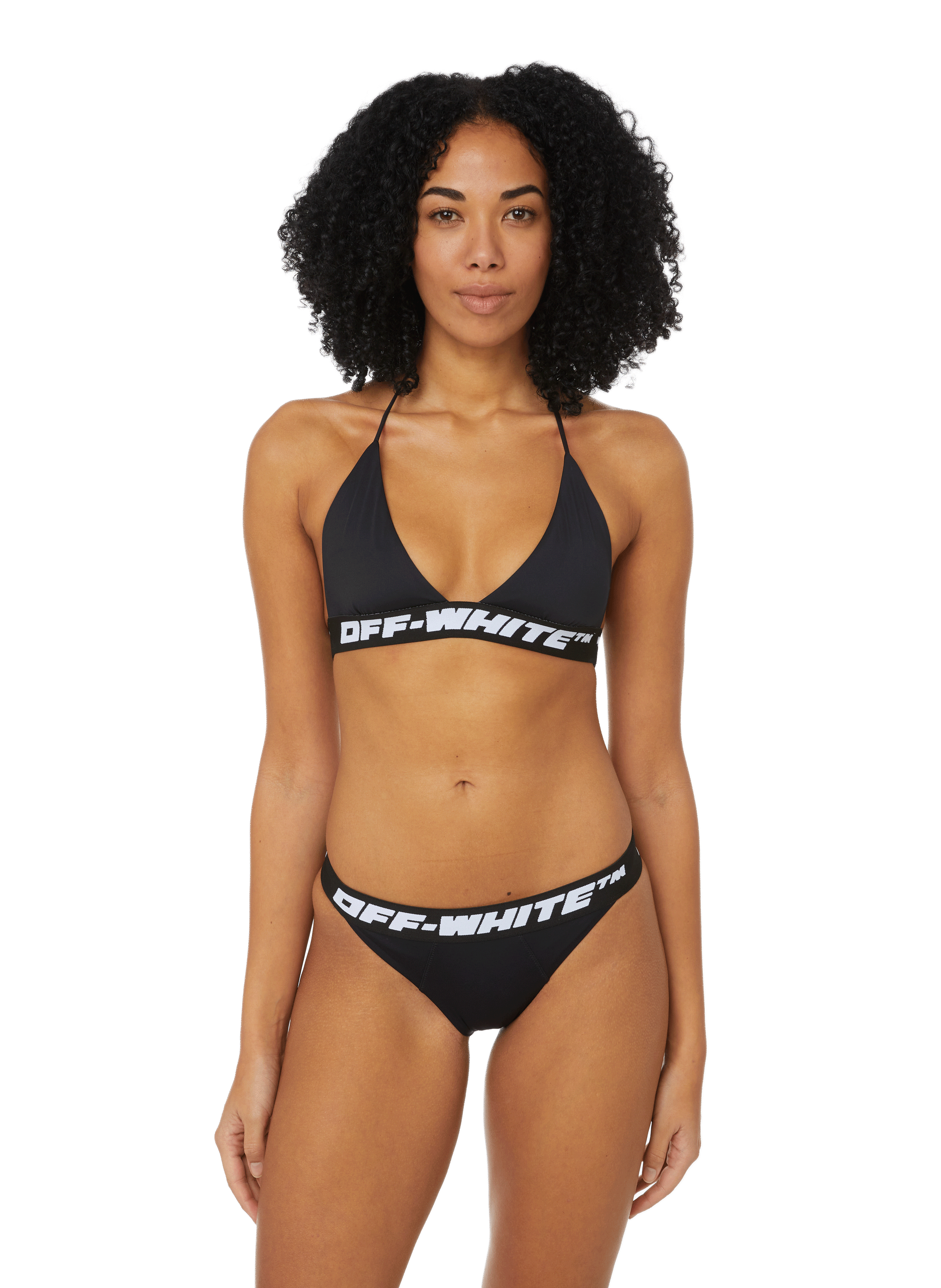 off white black bikini