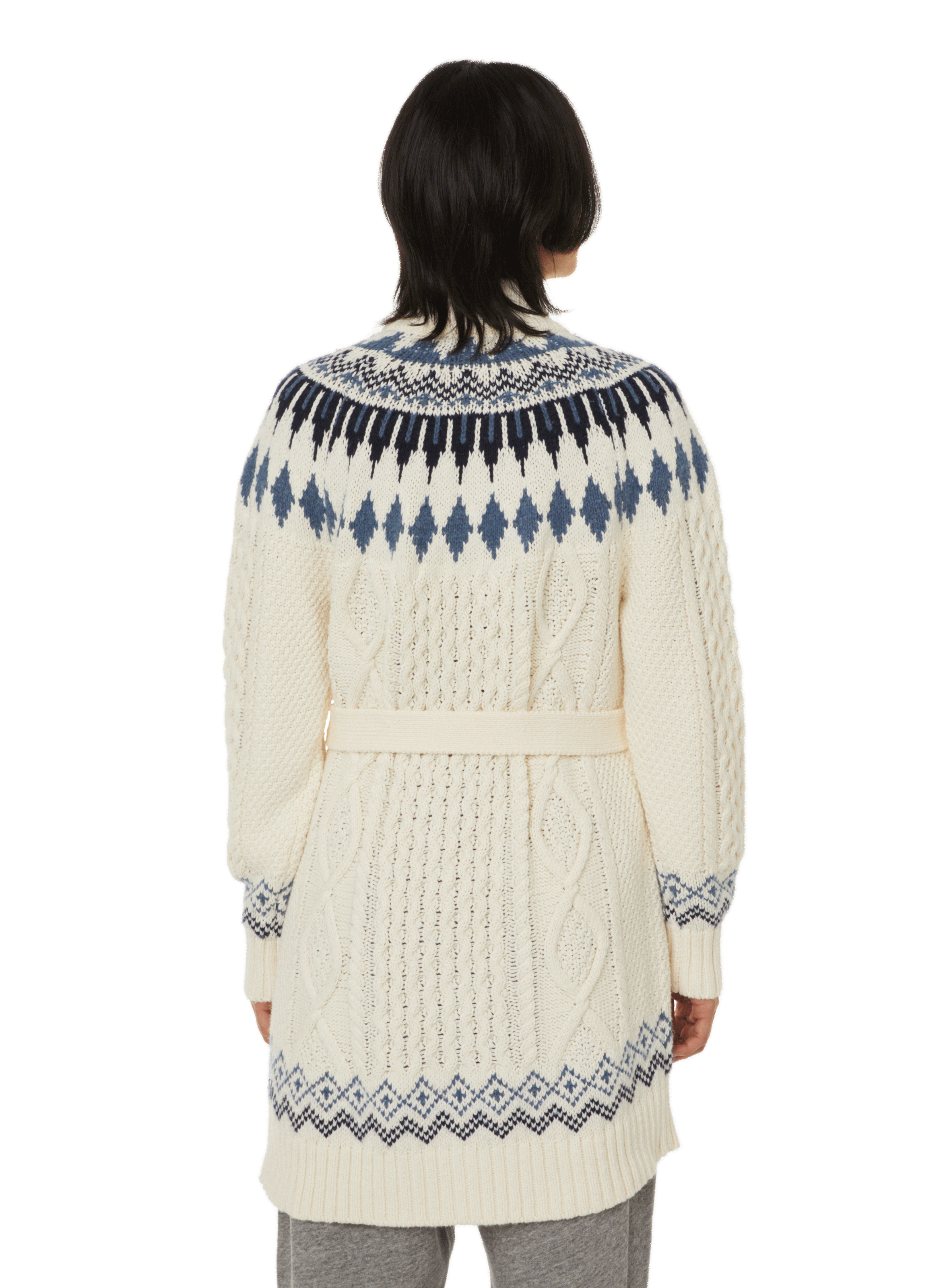 Cardigan en laine mélangé POLO RALPH LAUREN Bleu