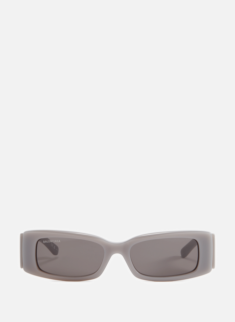 Gray rectangular sunglassesBALENCIAGA 