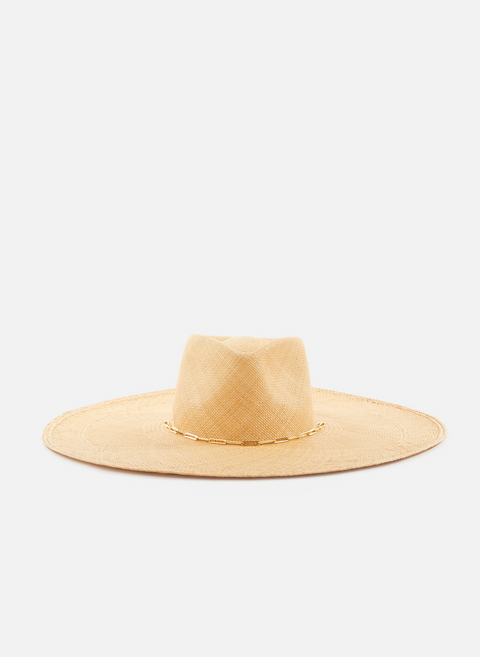 قبعة القش البيجVAN PALMA 