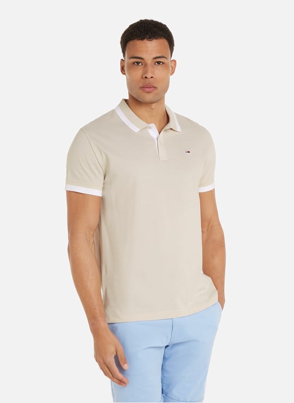 Polo en coton Beige by TOMMY HILFIGER TOMMY HILFIGER Polo en coton Beige