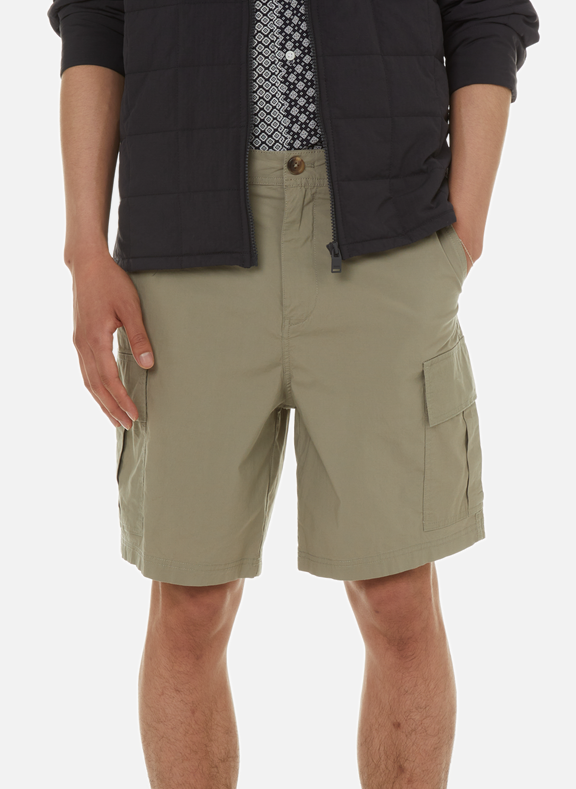SELECTED Cotton-blend shorts Green