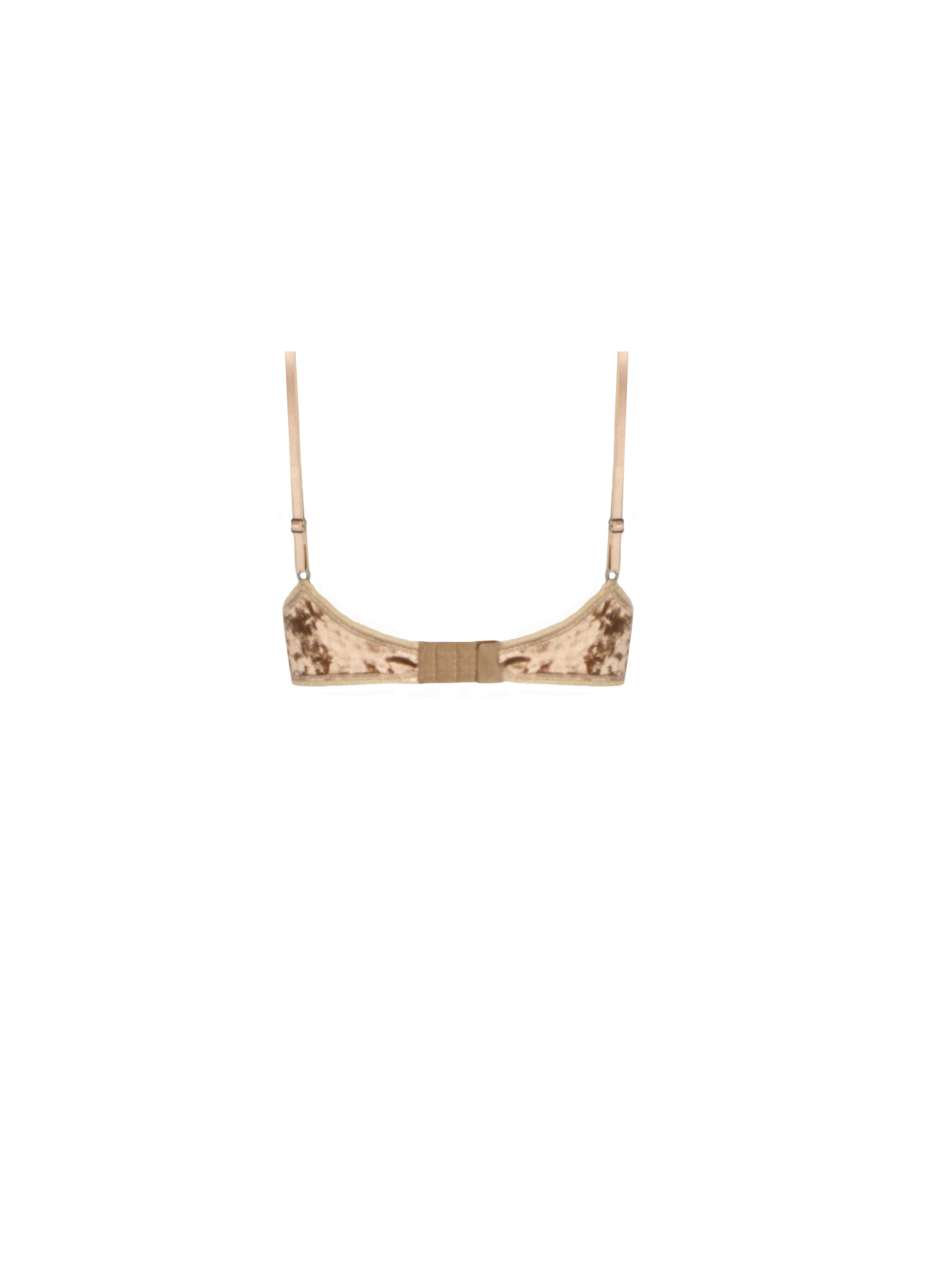 Velvet effect bra MOMONI Brown