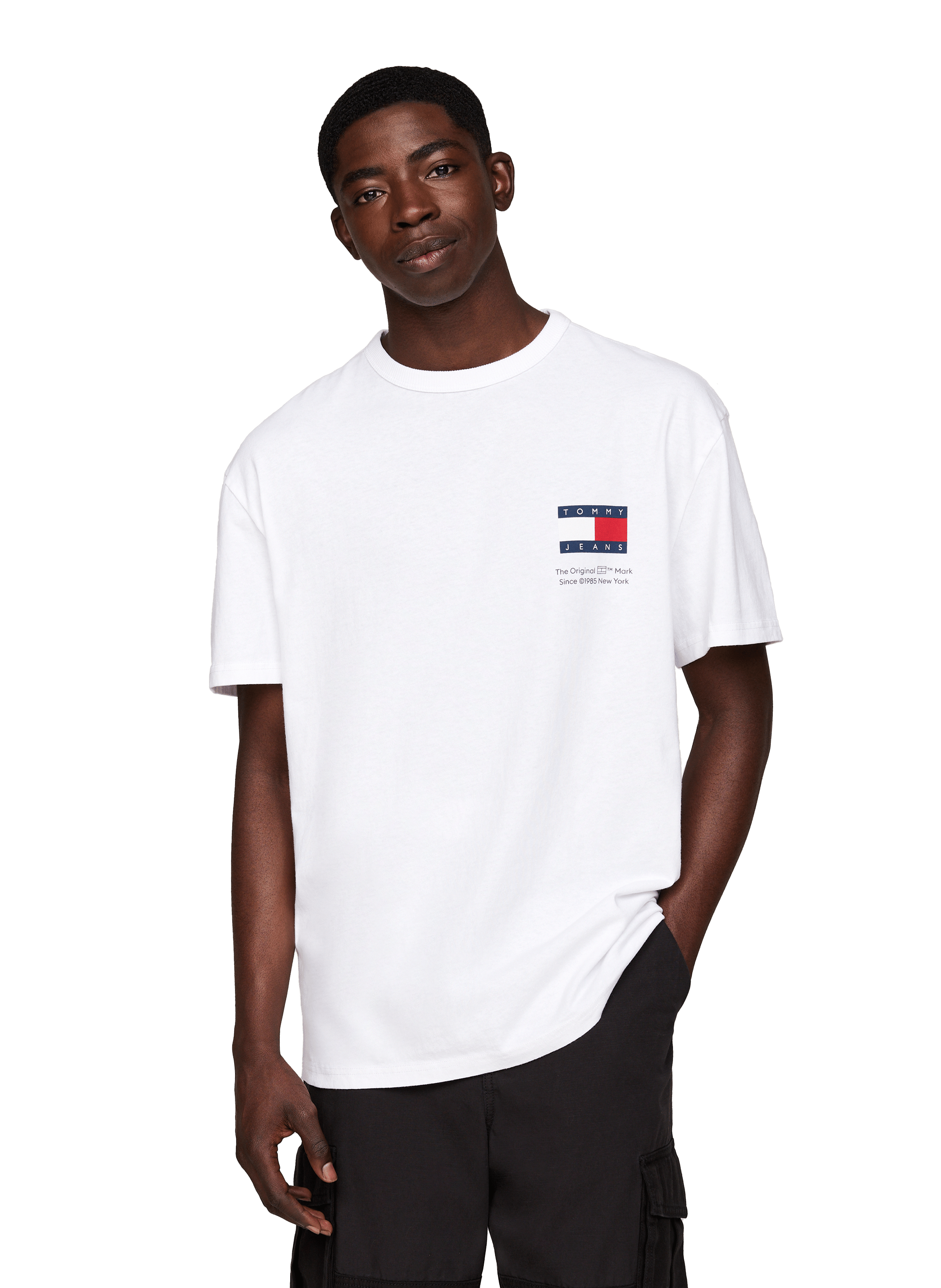 TOMMY HILFIGER T-shirt en coton Blanc