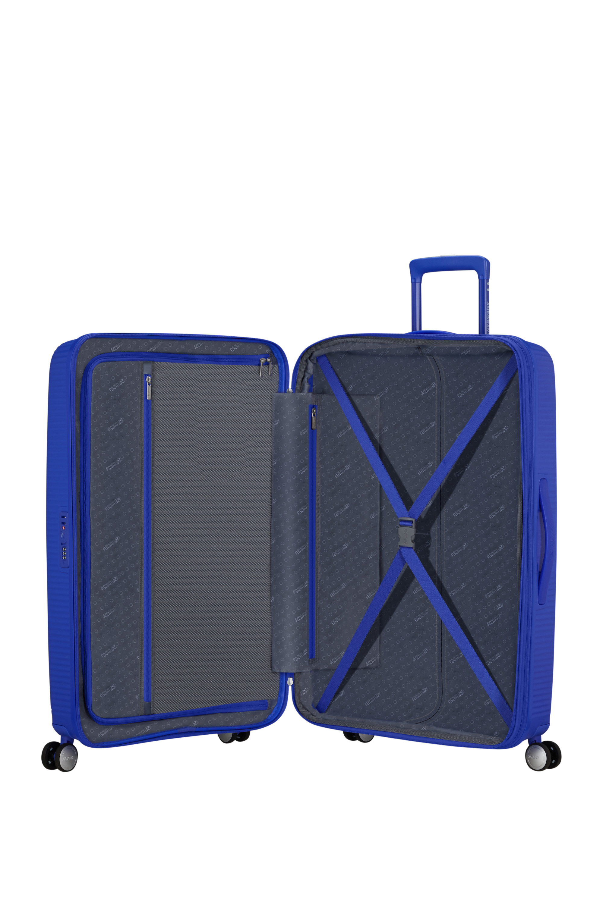 Soundbox valise 4 roues taille l AMERICAN TOURISTER Bleu