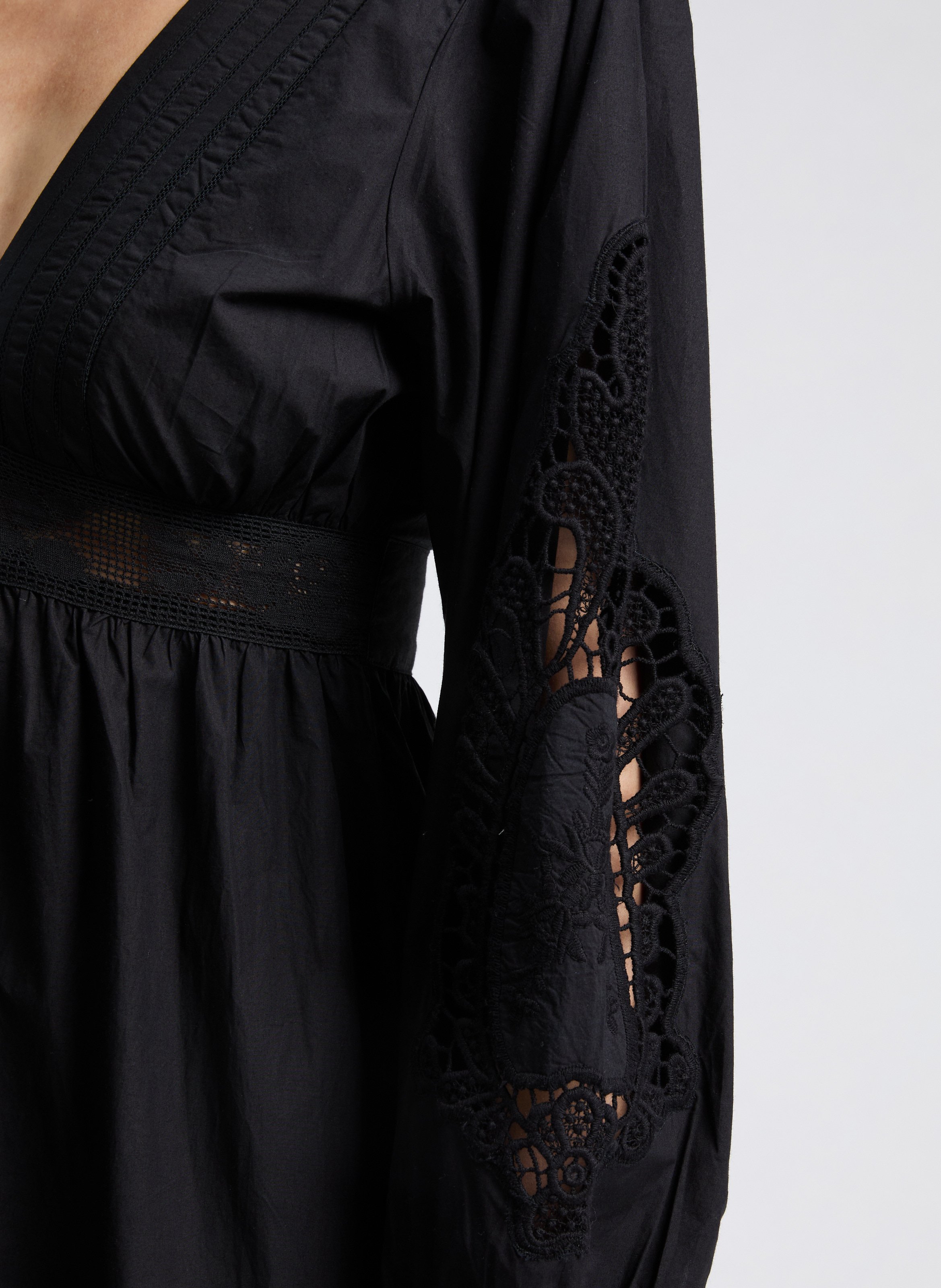 Robe longue Dahlia LOUISE MISHA Noir