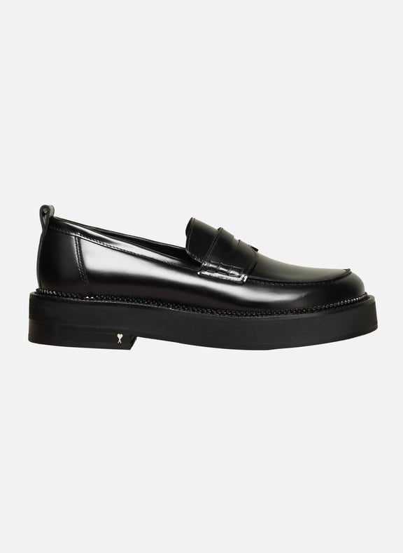 Mocassins a bout anatomique unisexe Noir by AMI PARIS AMI PARIS Mocassins a bout anatomique unisexe Noir