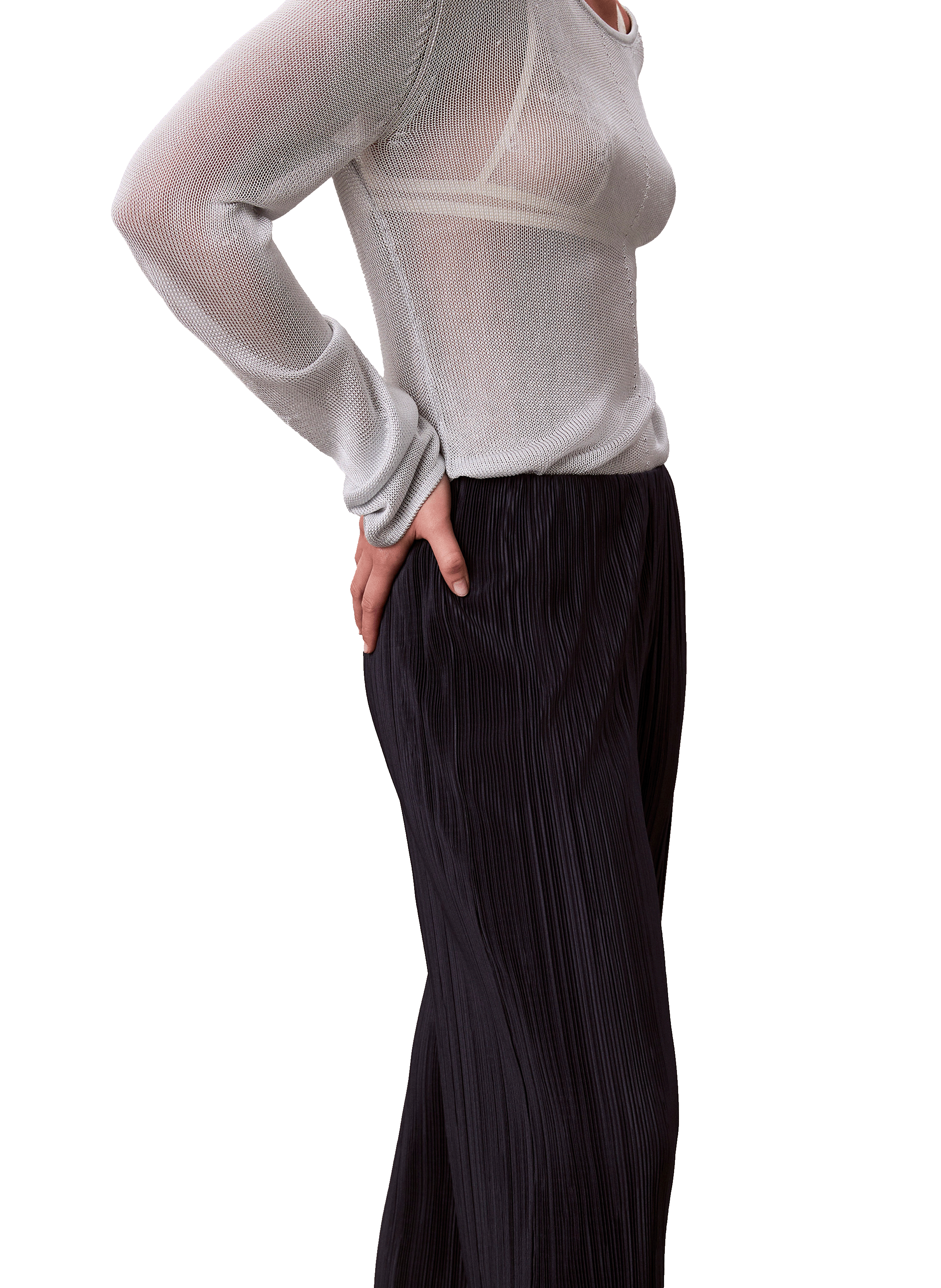 Pantalon fluide CALVIN KLEIN Bleu