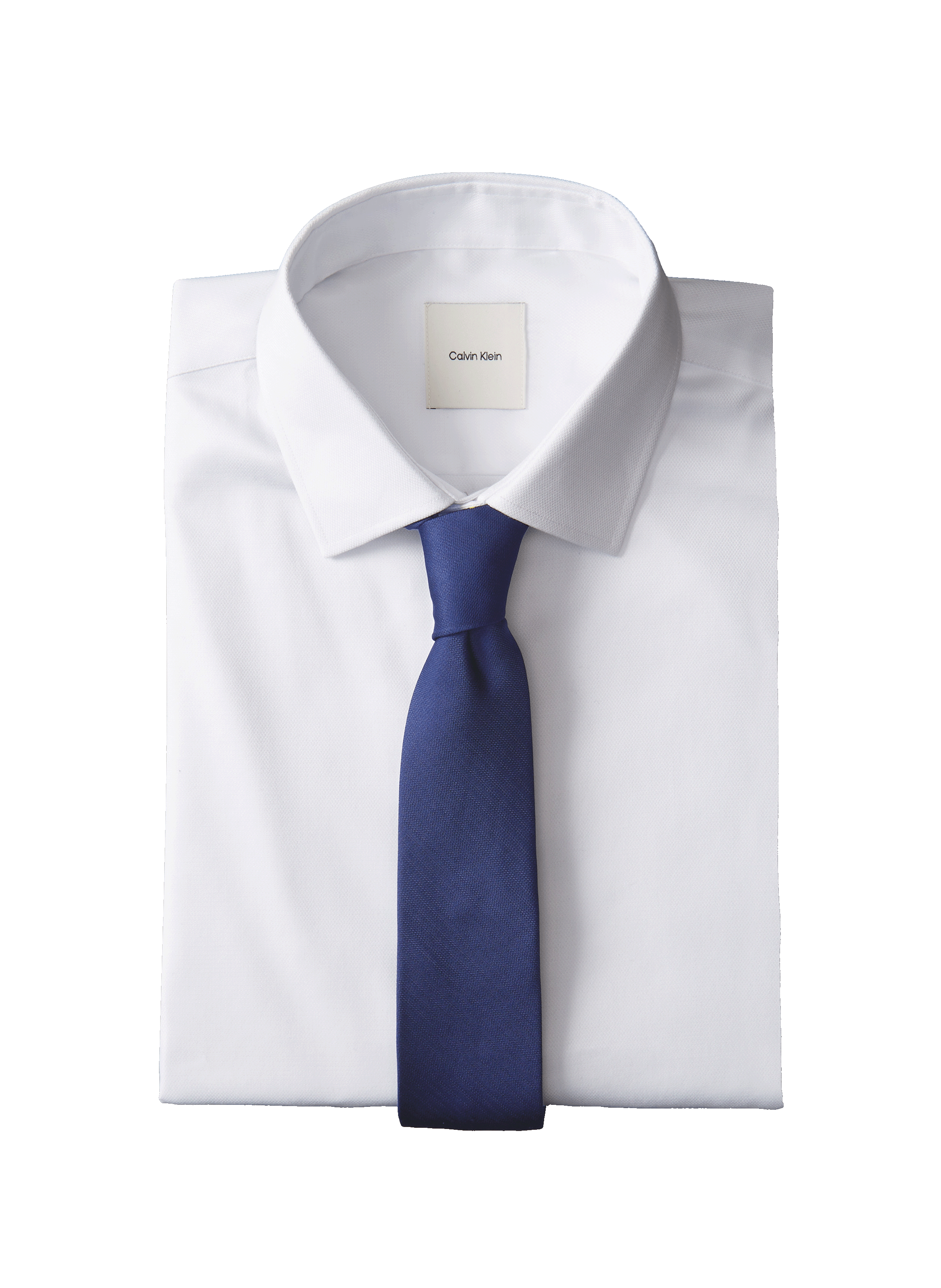 Silk-blend tie CALVIN KLEIN Blue
