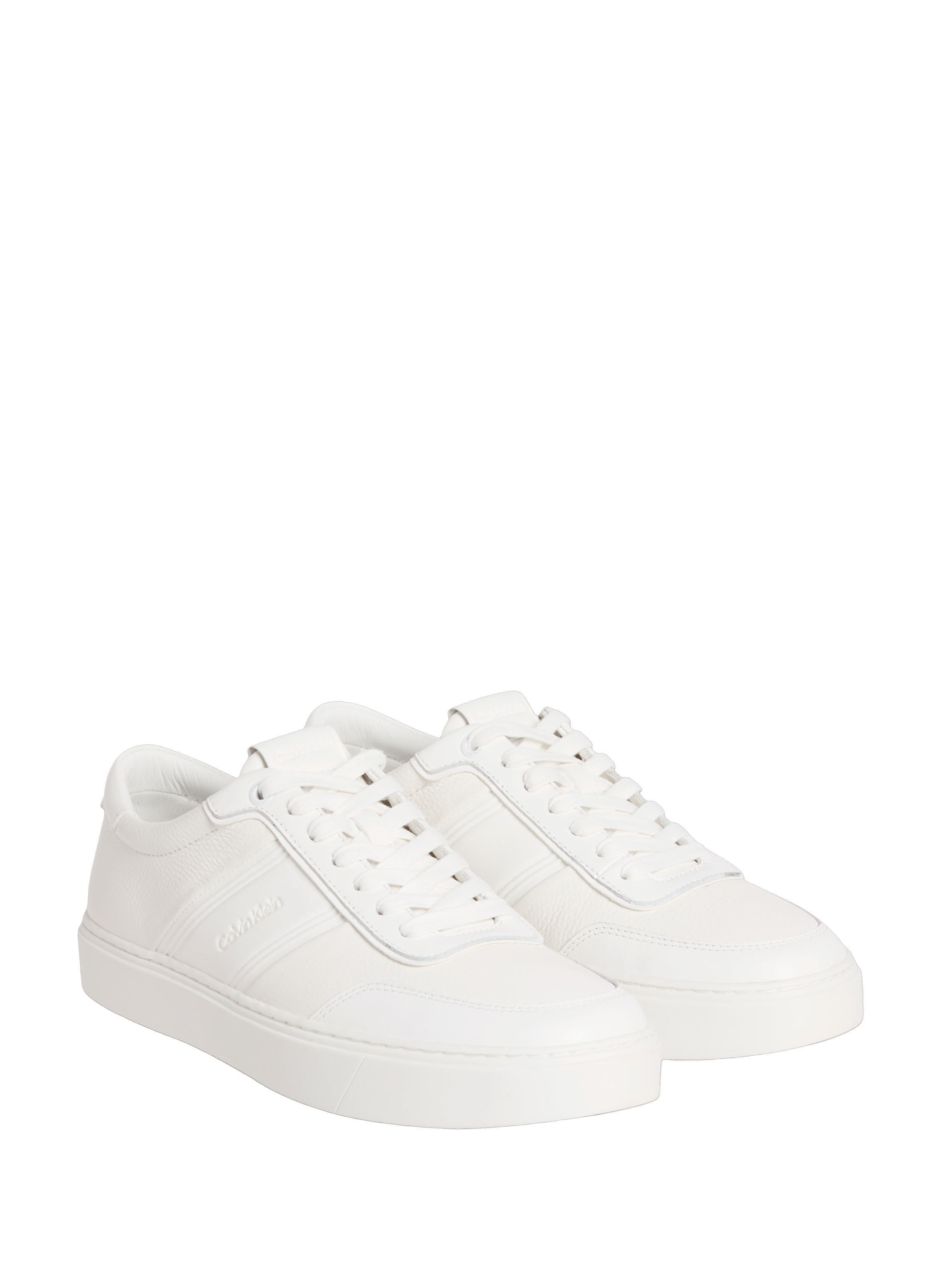 Baskets en cuir CALVIN KLEIN Blanc