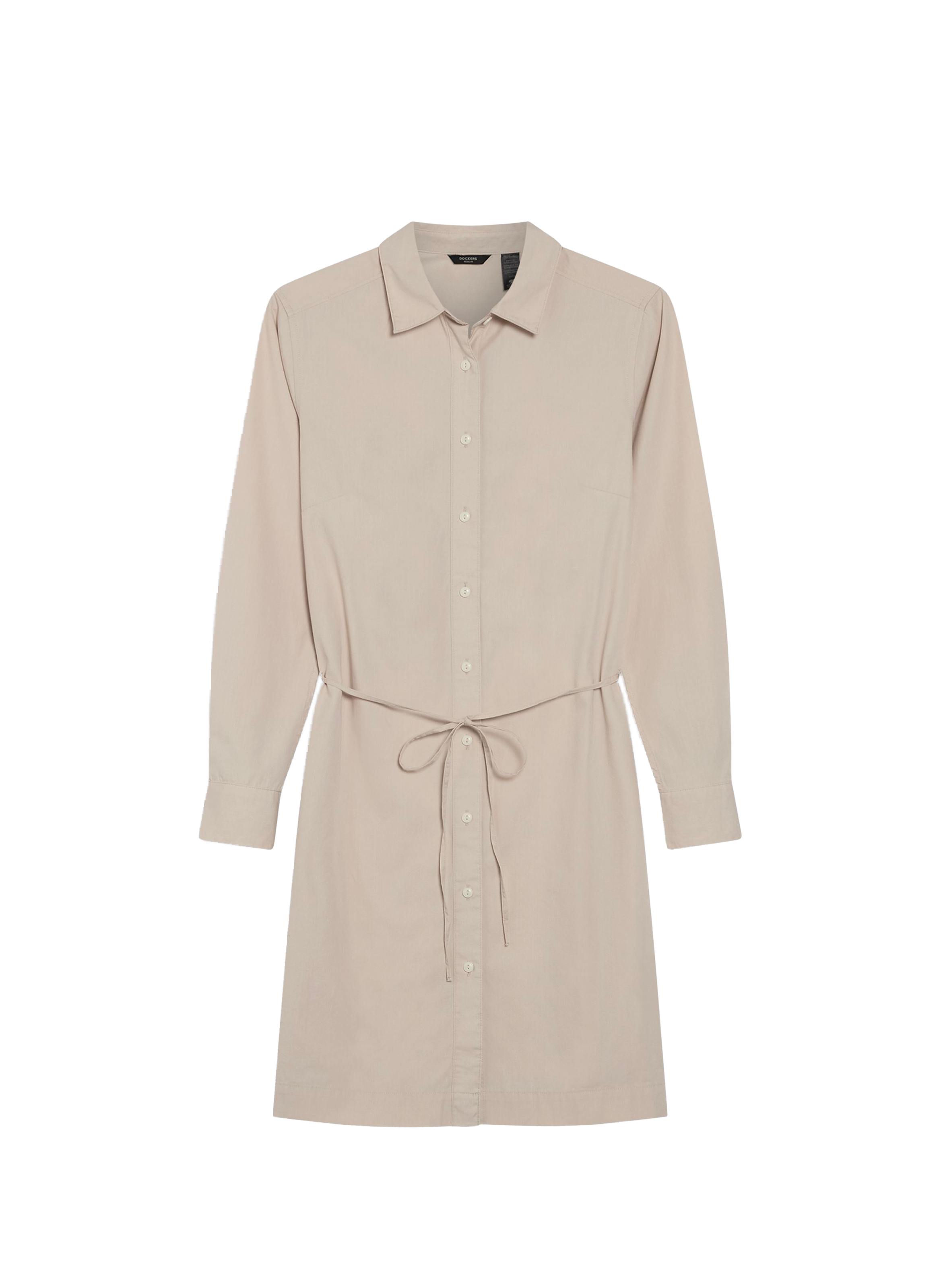 Robe chemise mi-longue DOCKERS Beige