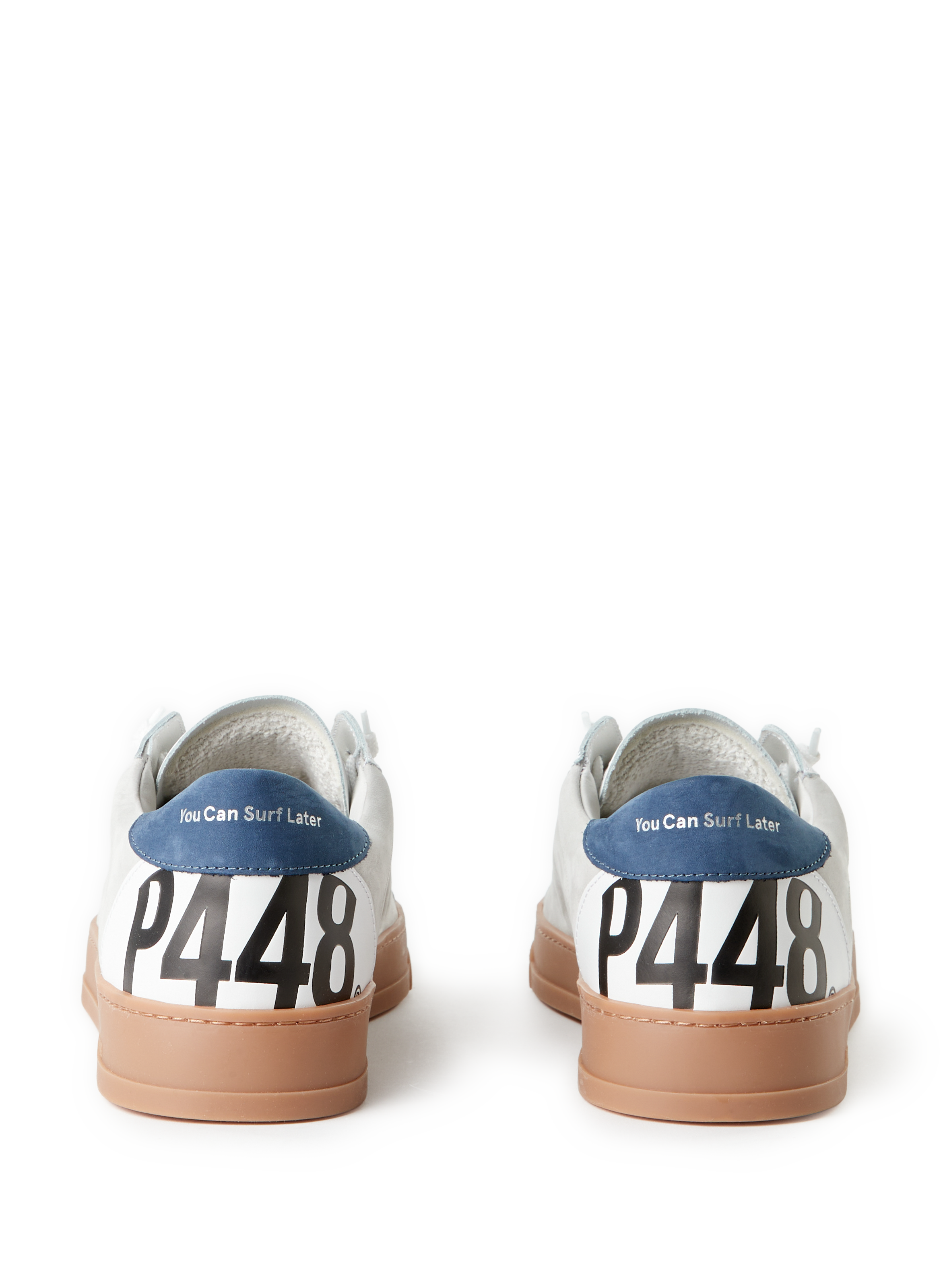 Bi-material sneakers P448 Multicolour