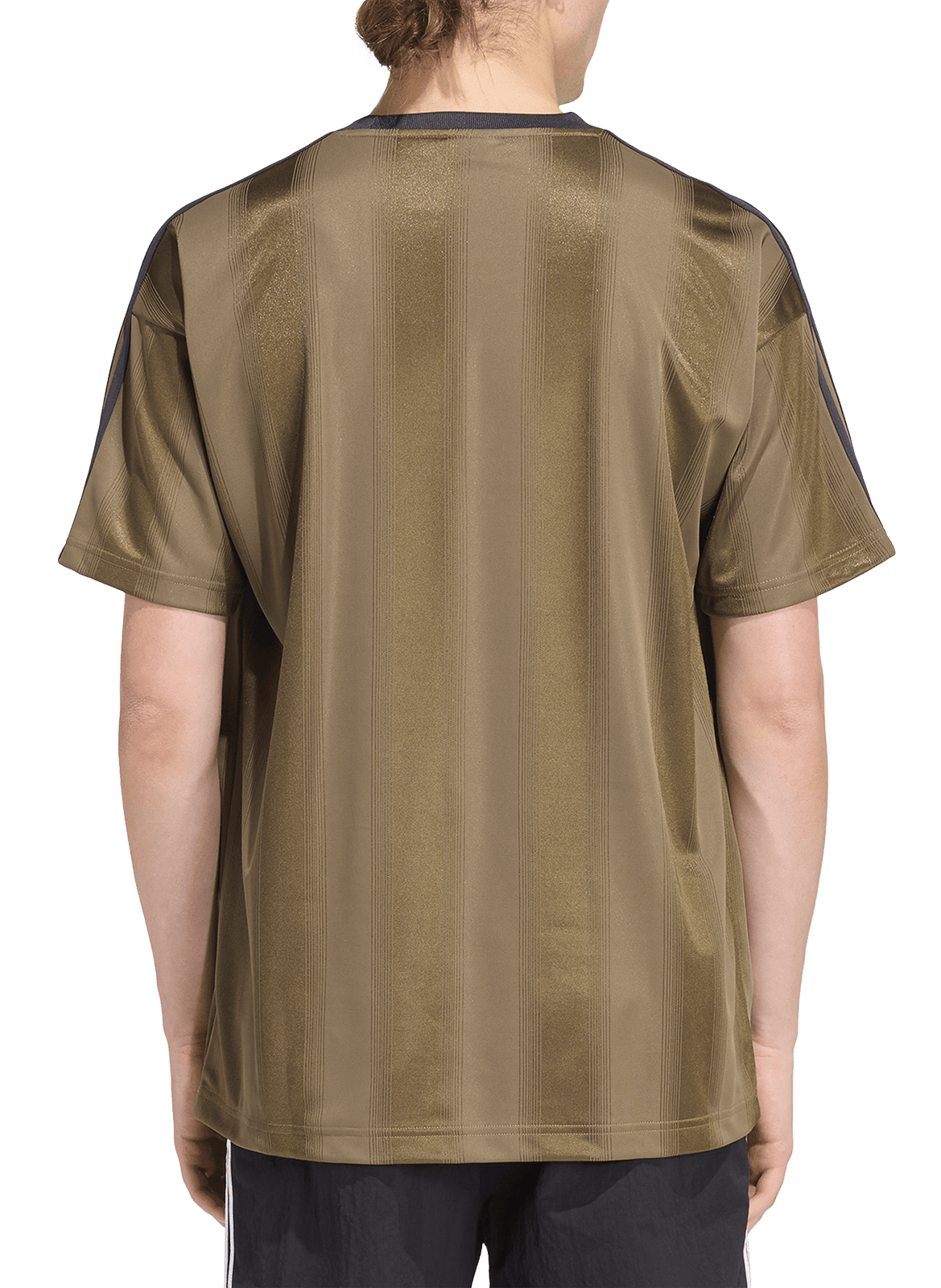 T-shirt Jacquard à rayures  ADIDAS Marron