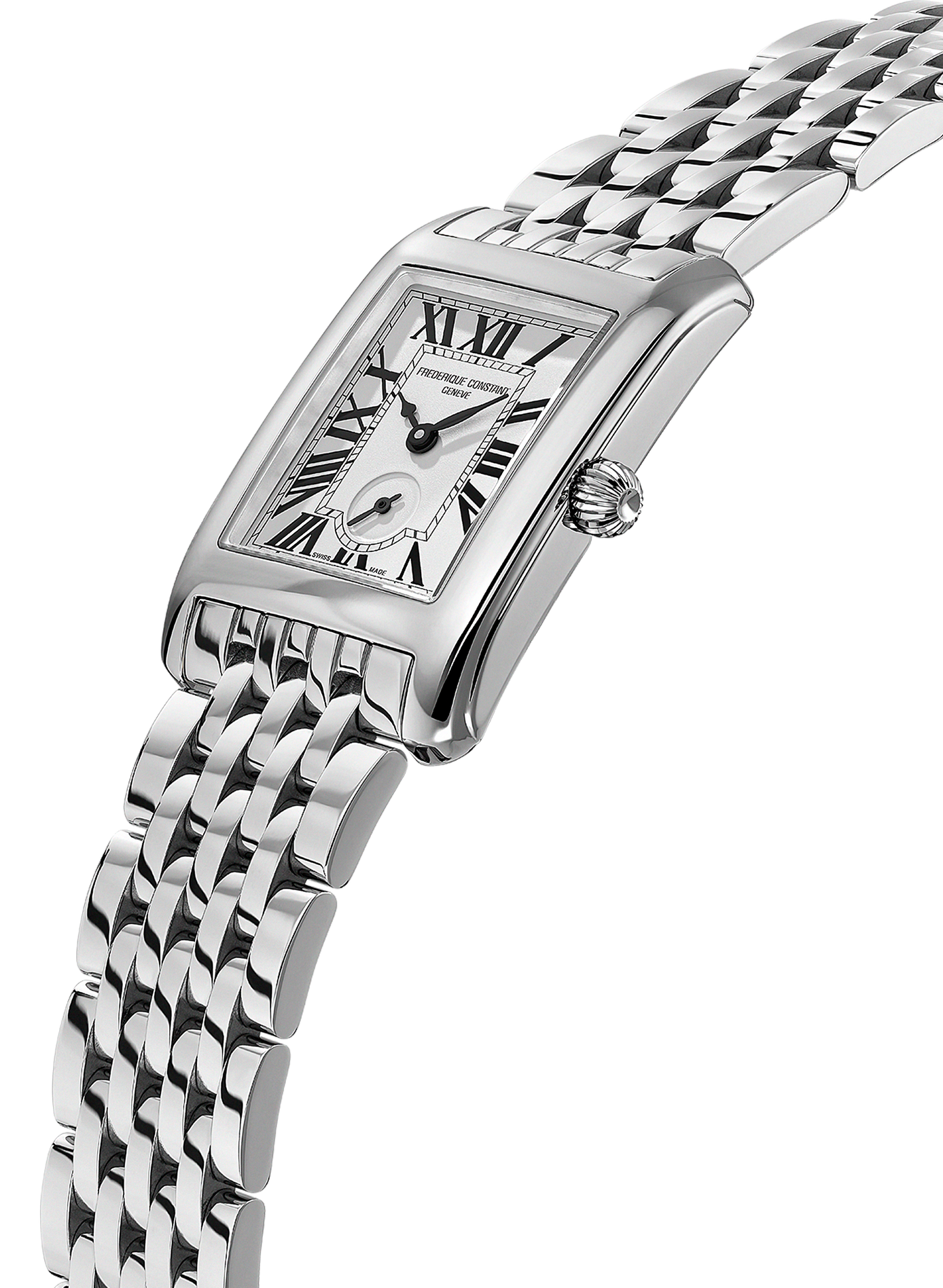 Montre quartz en acier FREDERIQUE CONSTANT Noir