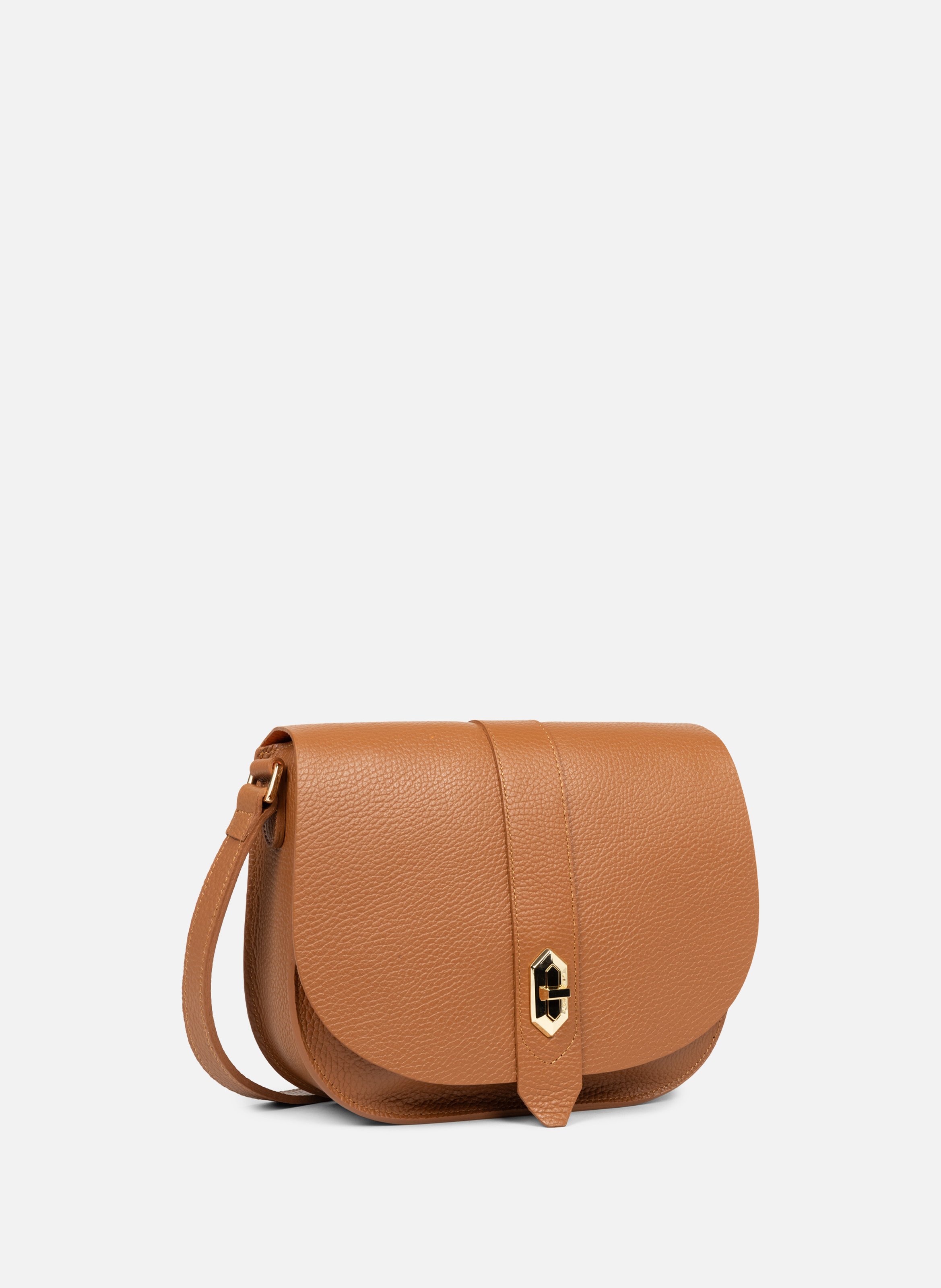 Shoulder bag - Top Double Brown