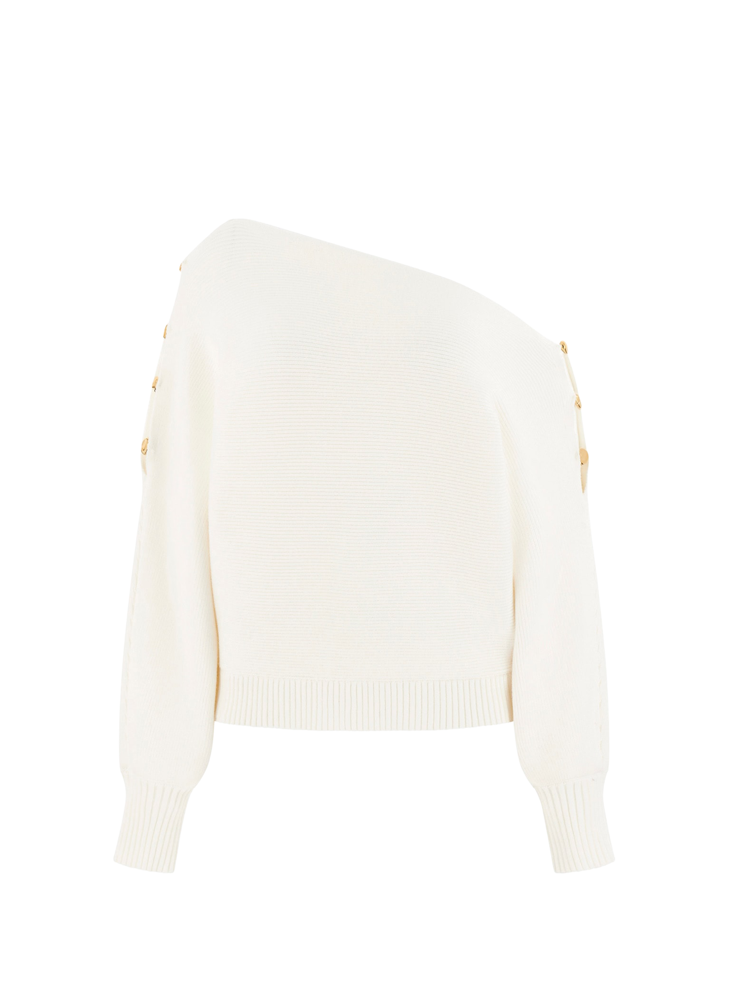 Pull en maille col asymétrique  GUESS Beige