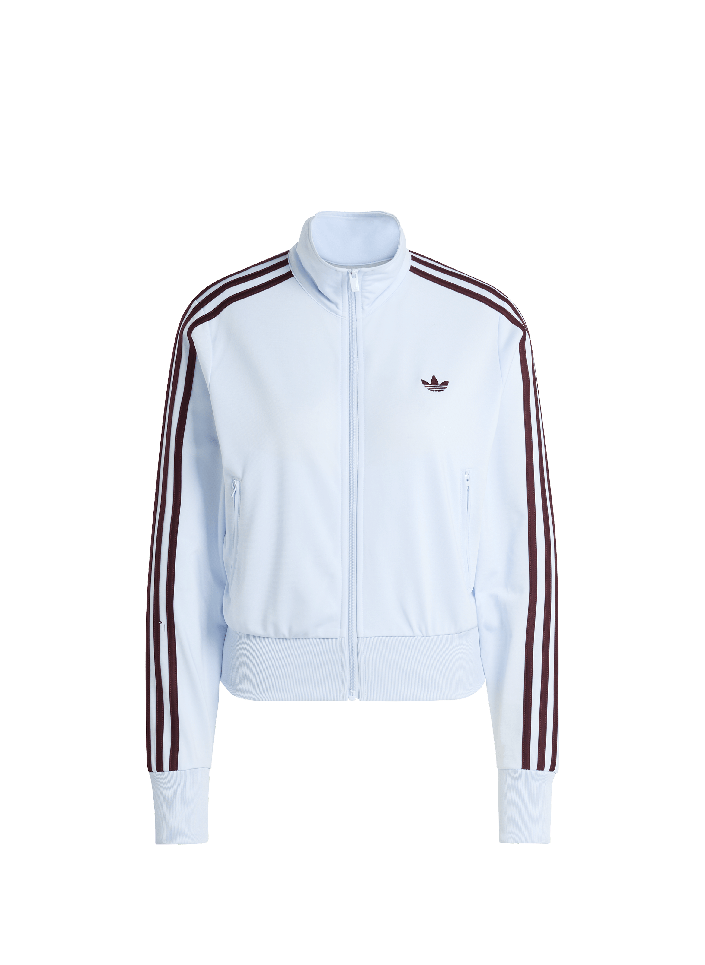Jacket with high neck logo ADIDAS Blue