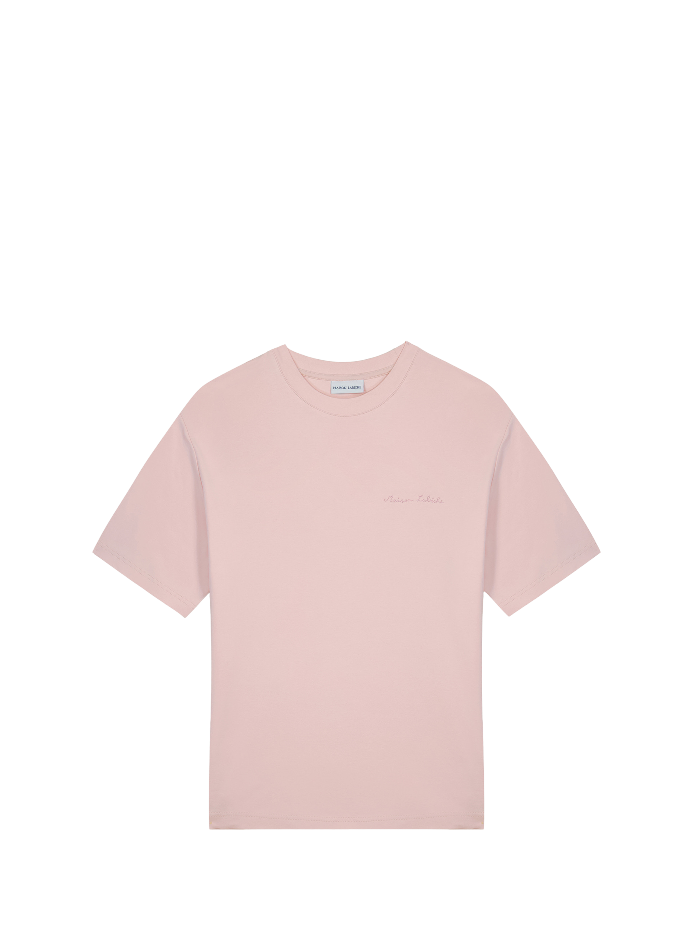 T-shirt droit Chassaigne en coton biologique MAISON LABICHE Rose