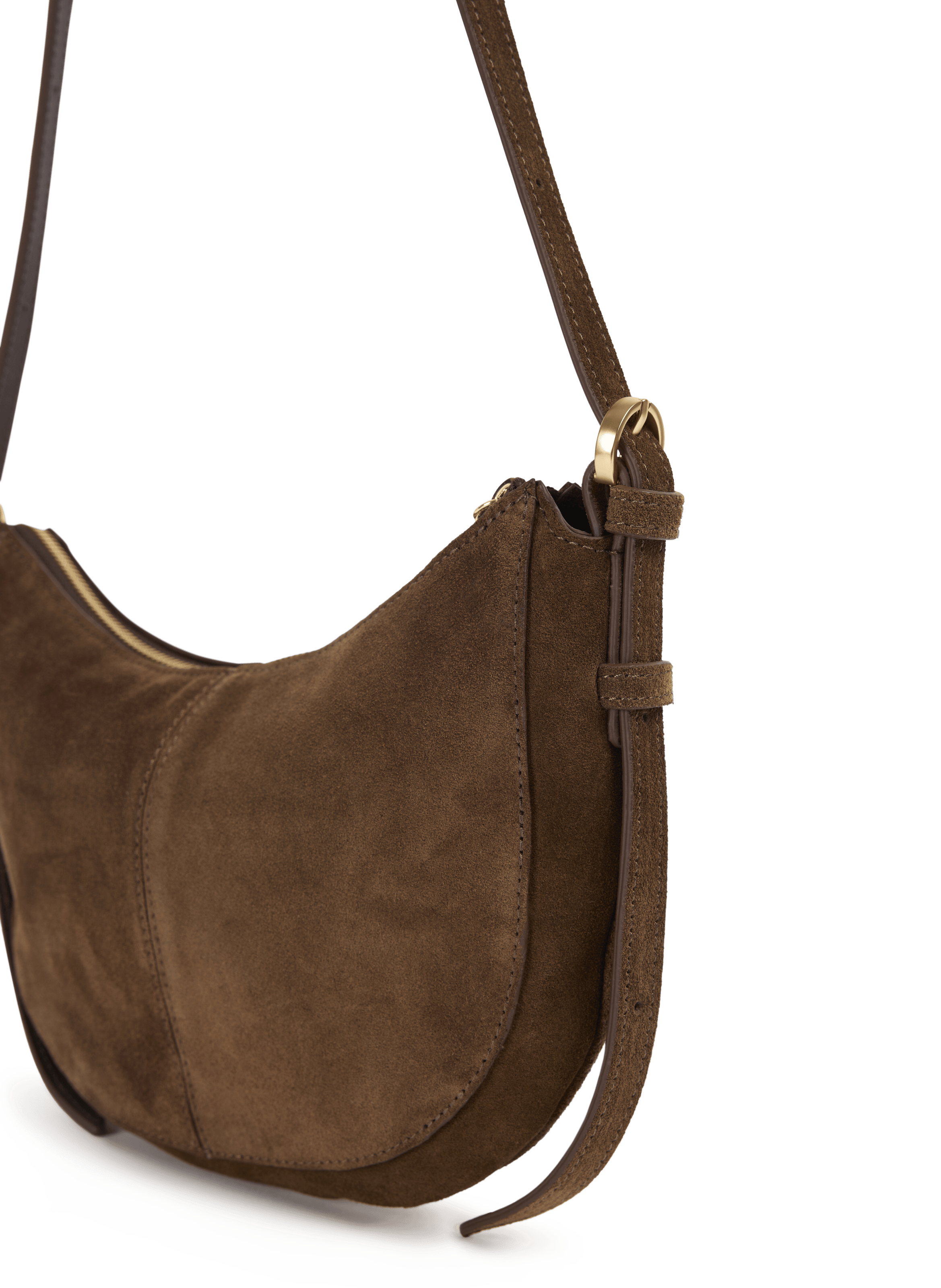 Mini sac à main Rodéo en cuir NAT & NIN Marron