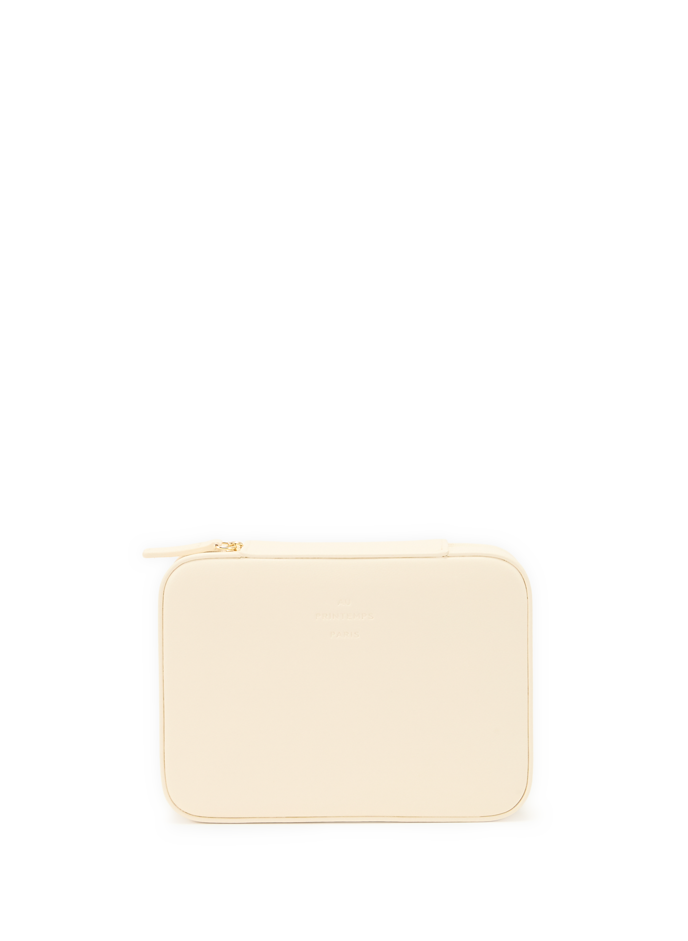 Boite à bijoux carrée AU PRINTEMPS PARIS Beige