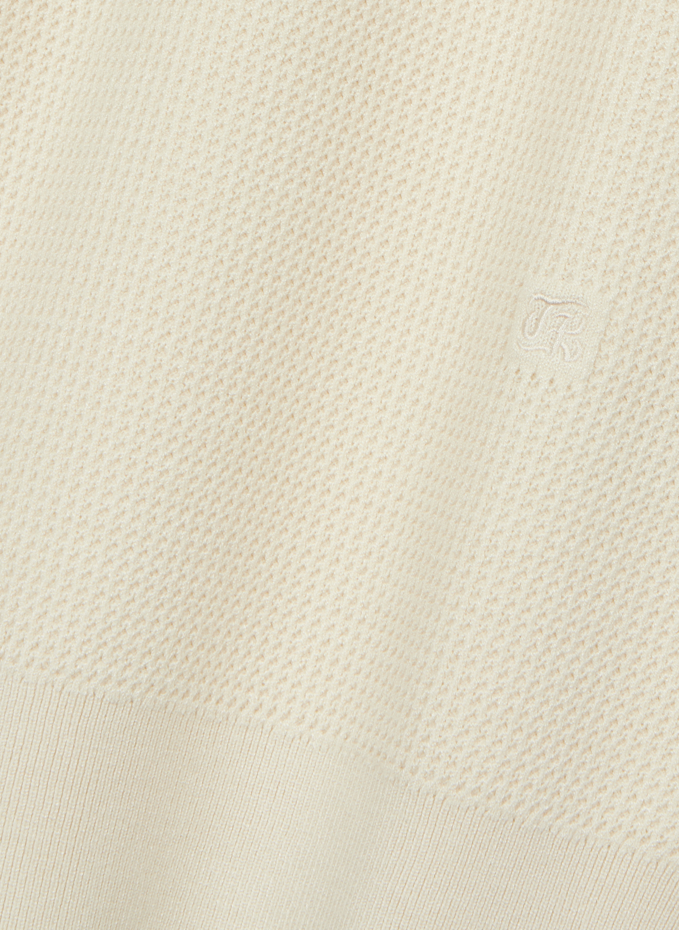 Pull col polo à zip THE KOOPLES Beige