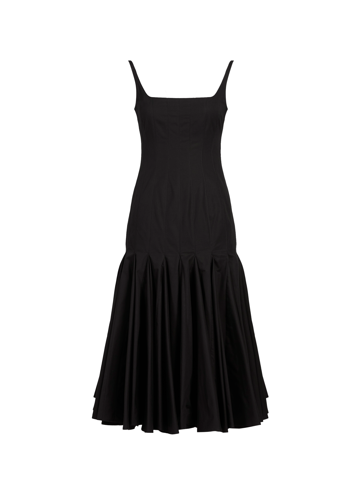 La Robe Agave evasée en coton mélangé JACQUEMUS Noir