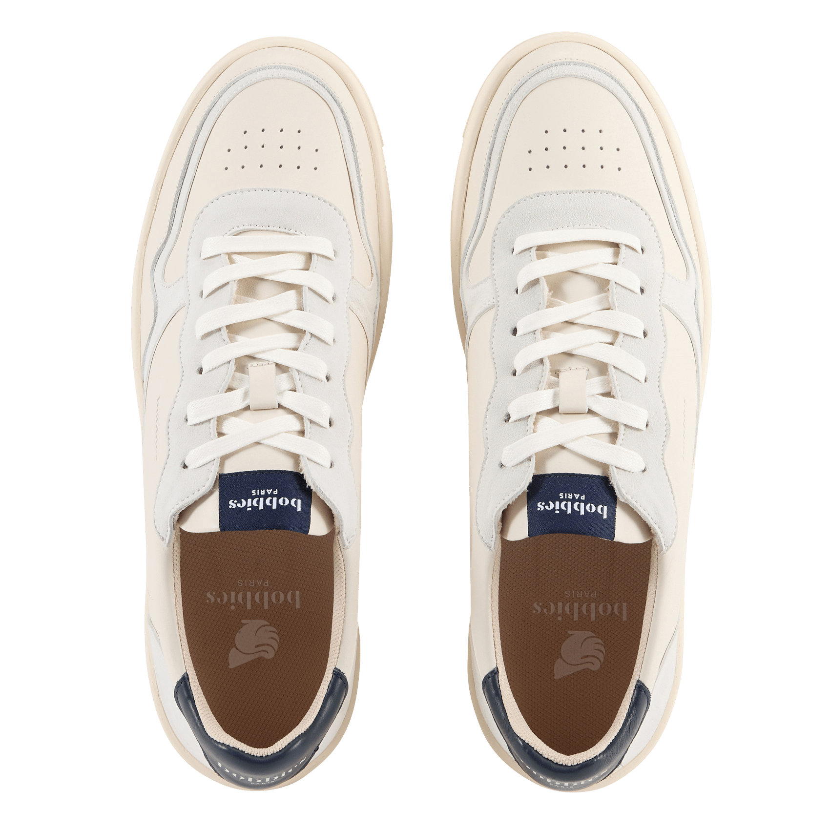 Baskets basses en cuir travis BOBBIES Multicolore