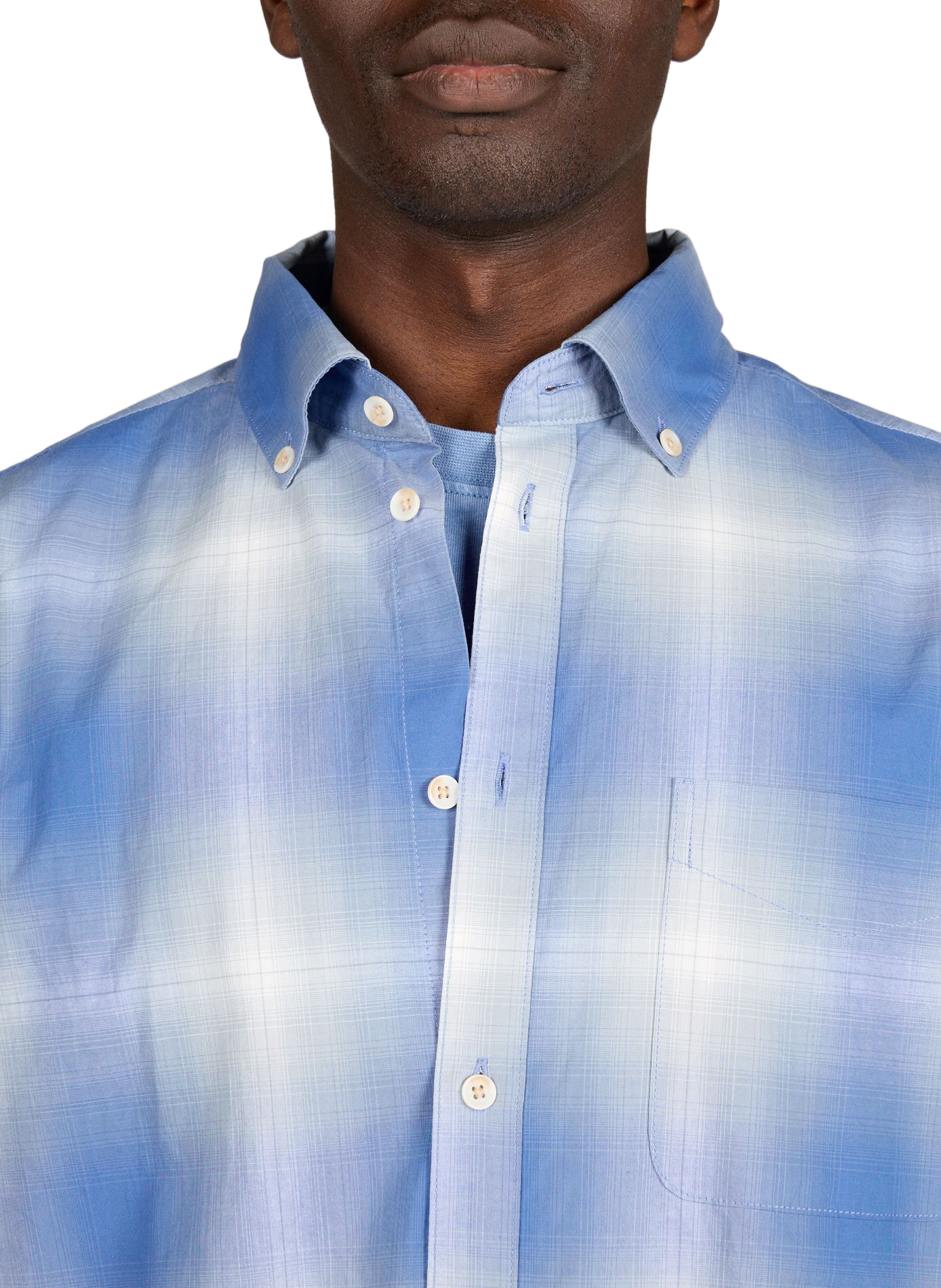 Chemise à carreaux en coton LES DEUX Bleu