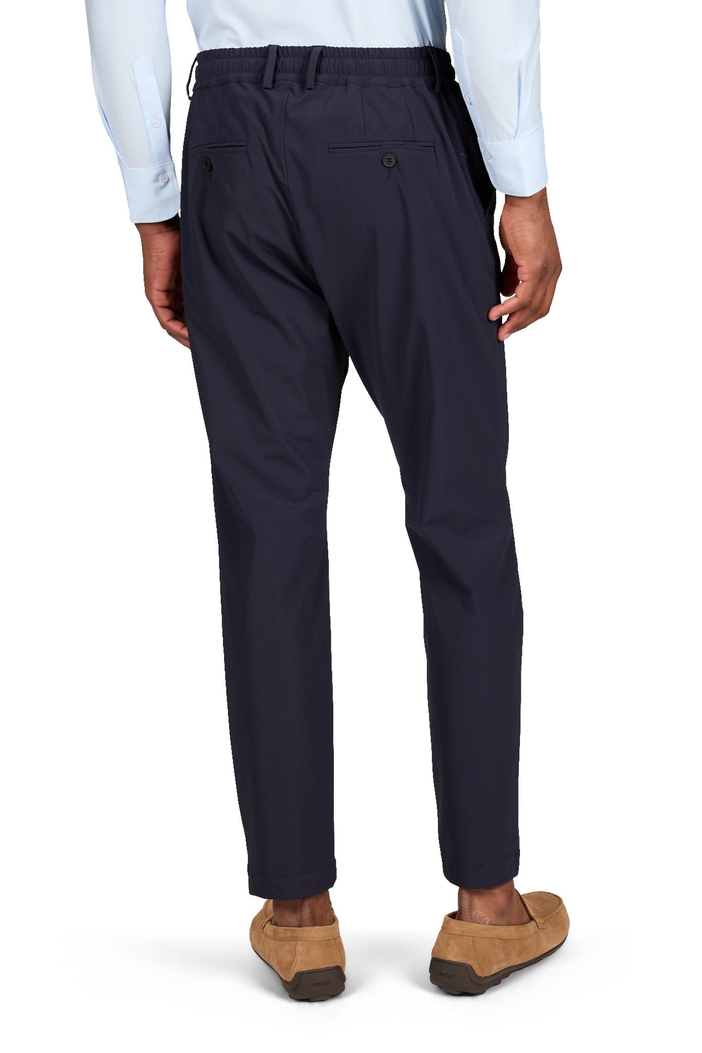 Pantalon slim Mitte en tissu technique CRUNA Bleu