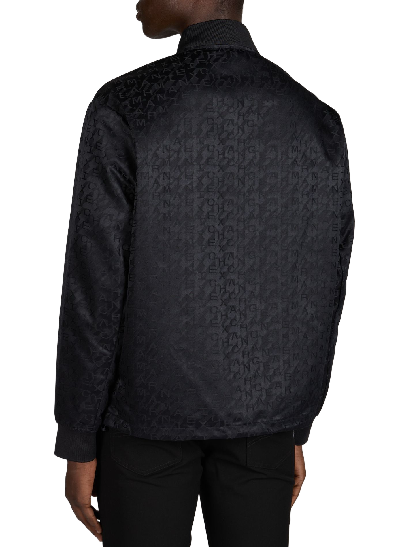 Straight Logo Jacket ARMANI EXCHANGE Blue