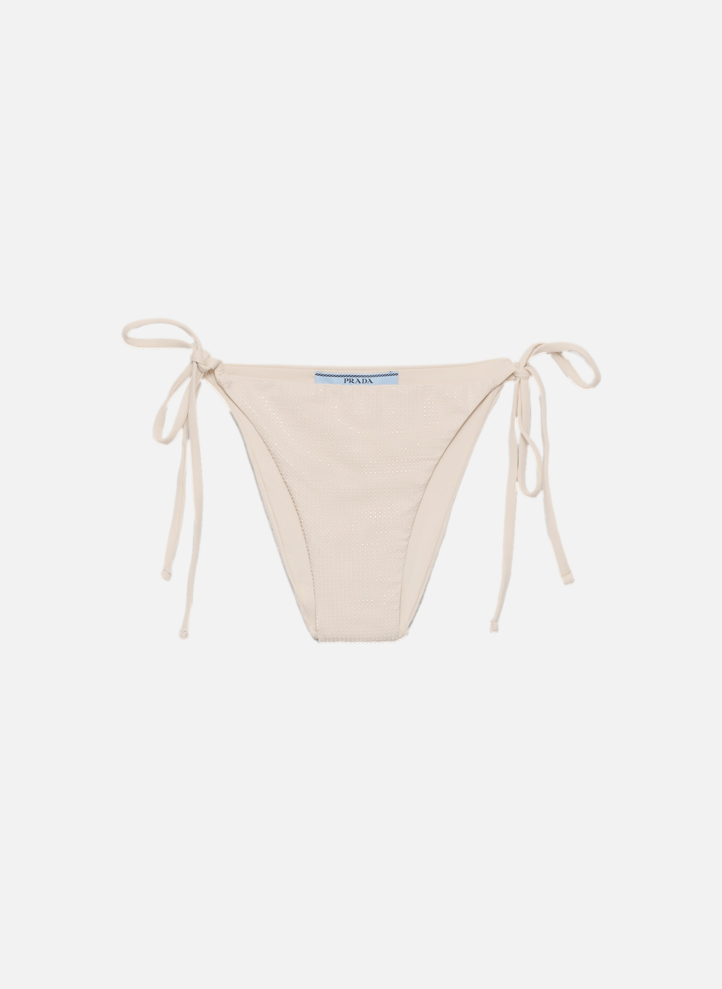 Bas de bikini en jersey avec strass PRADA Rose