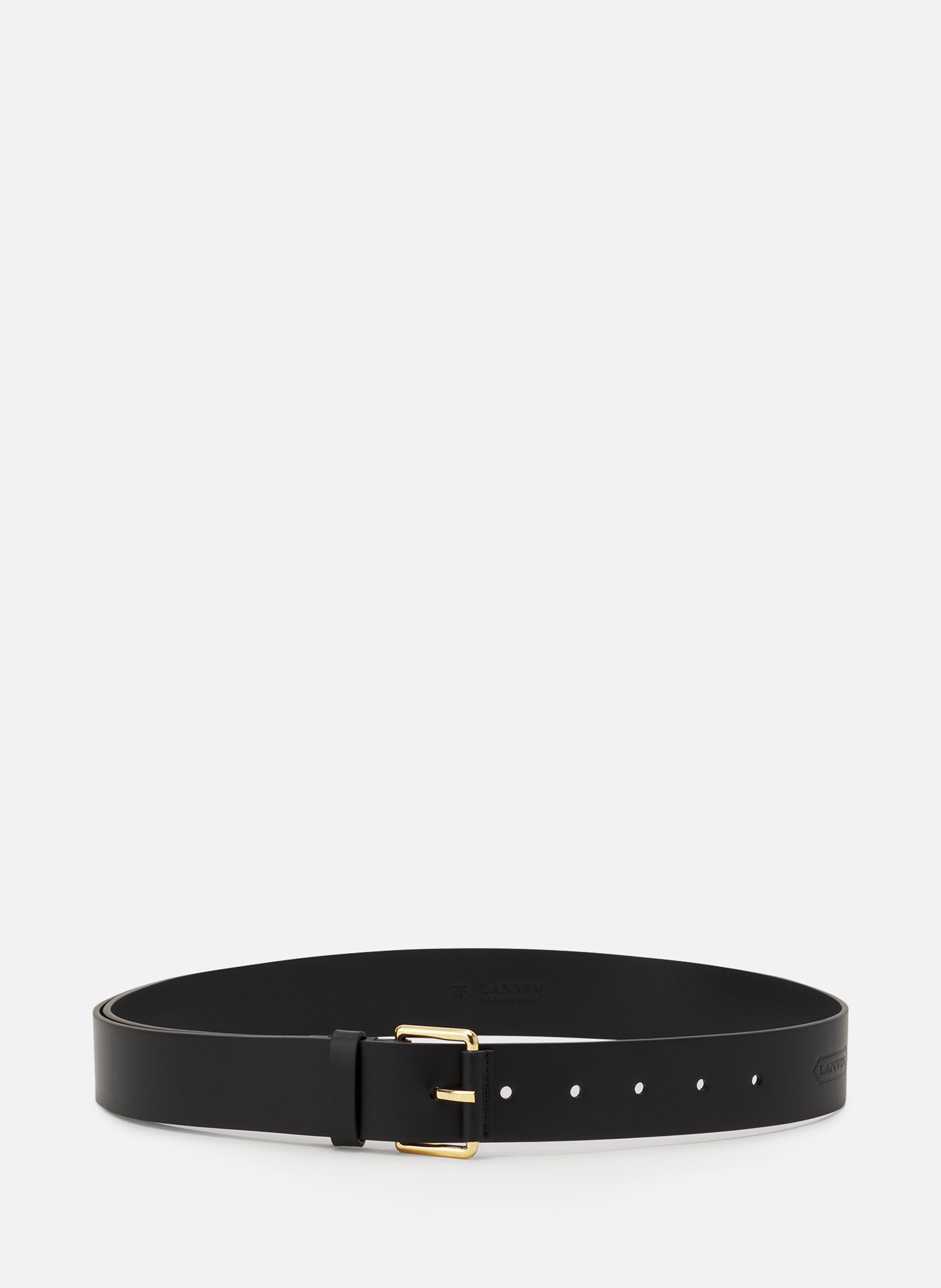 Ceinture compagnon en cuir LANVIN Noir