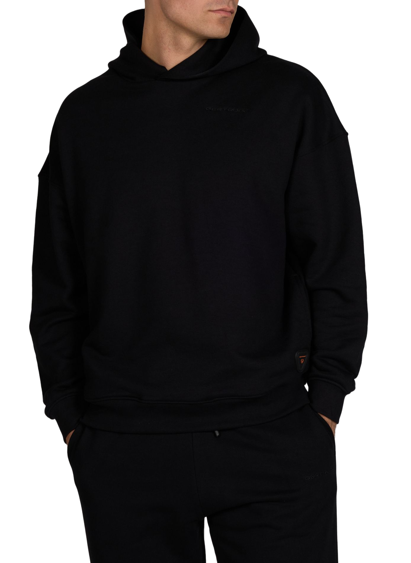 Daisy Blush Cotton Antoine Sweatshirt GERTRUDE ET GASTON Black