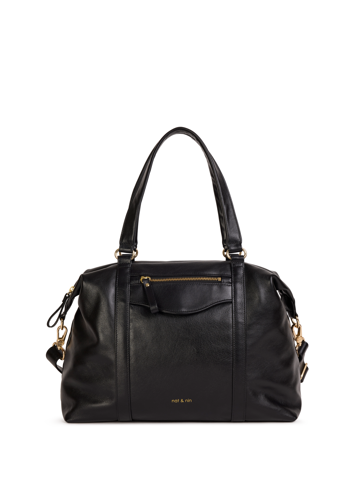 Thylane leather shoulder bag NAT & NIN Black