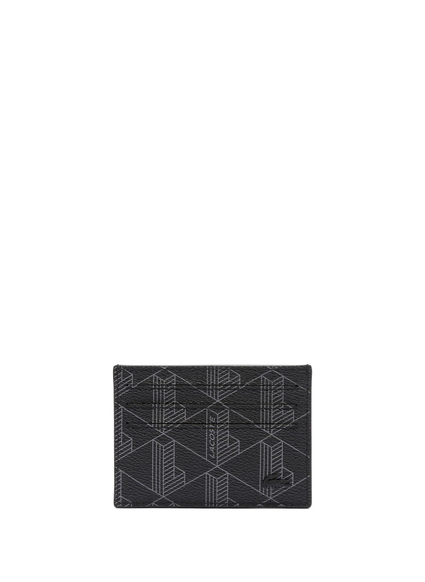 Logo embossed cardholder LACOSTE Grey