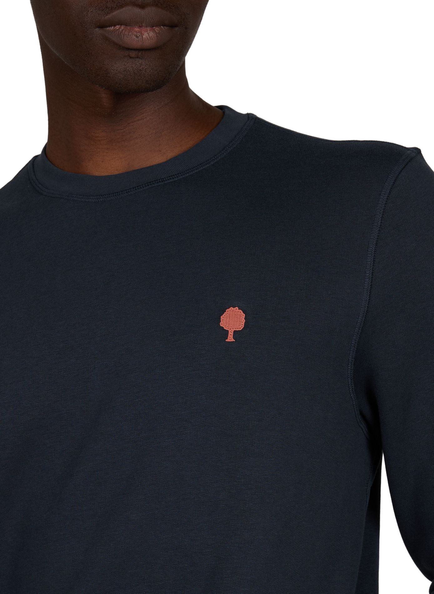 Straight cotton-blend sweatshirt FAGUO Blue